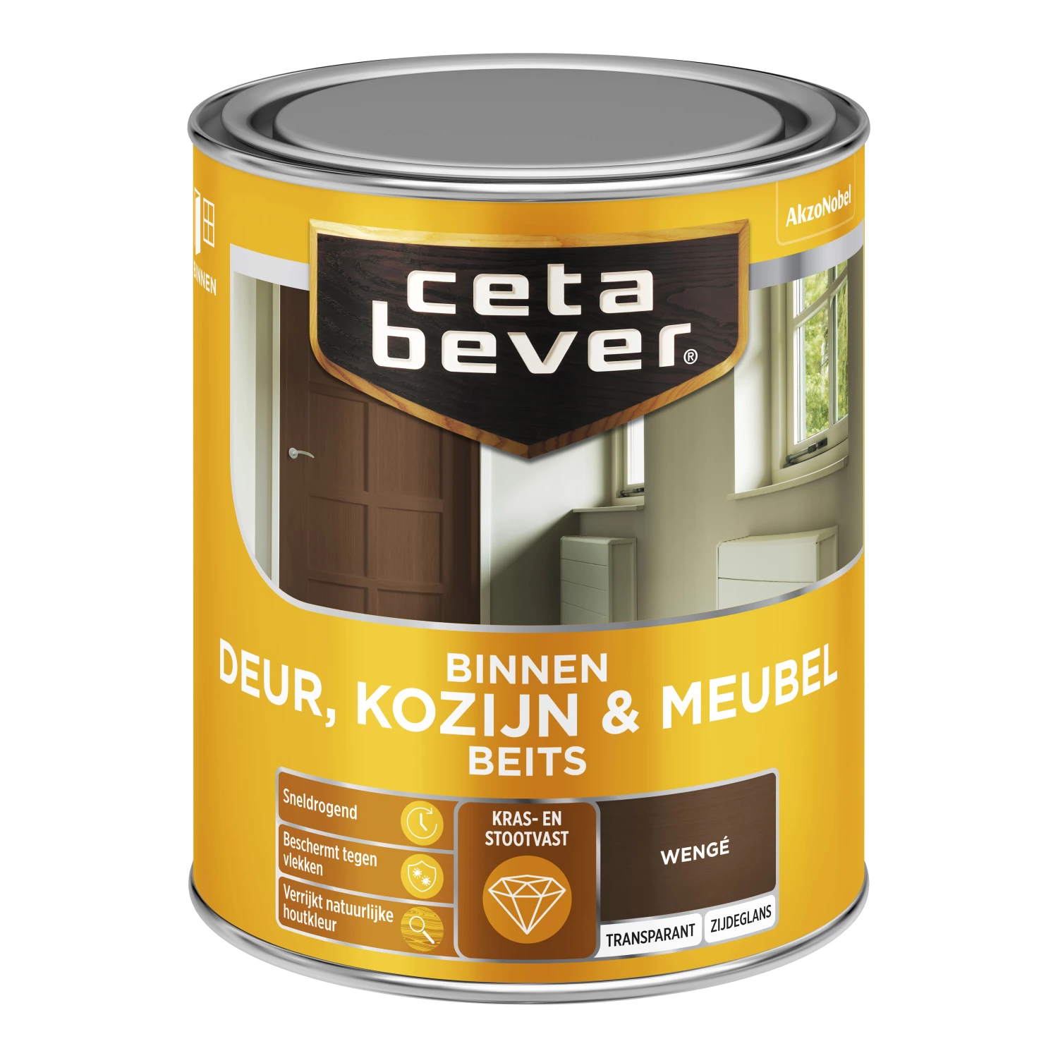 Cetabever Binnenbeits Deuren & Kozijnen Transparant Zijdeglans-image