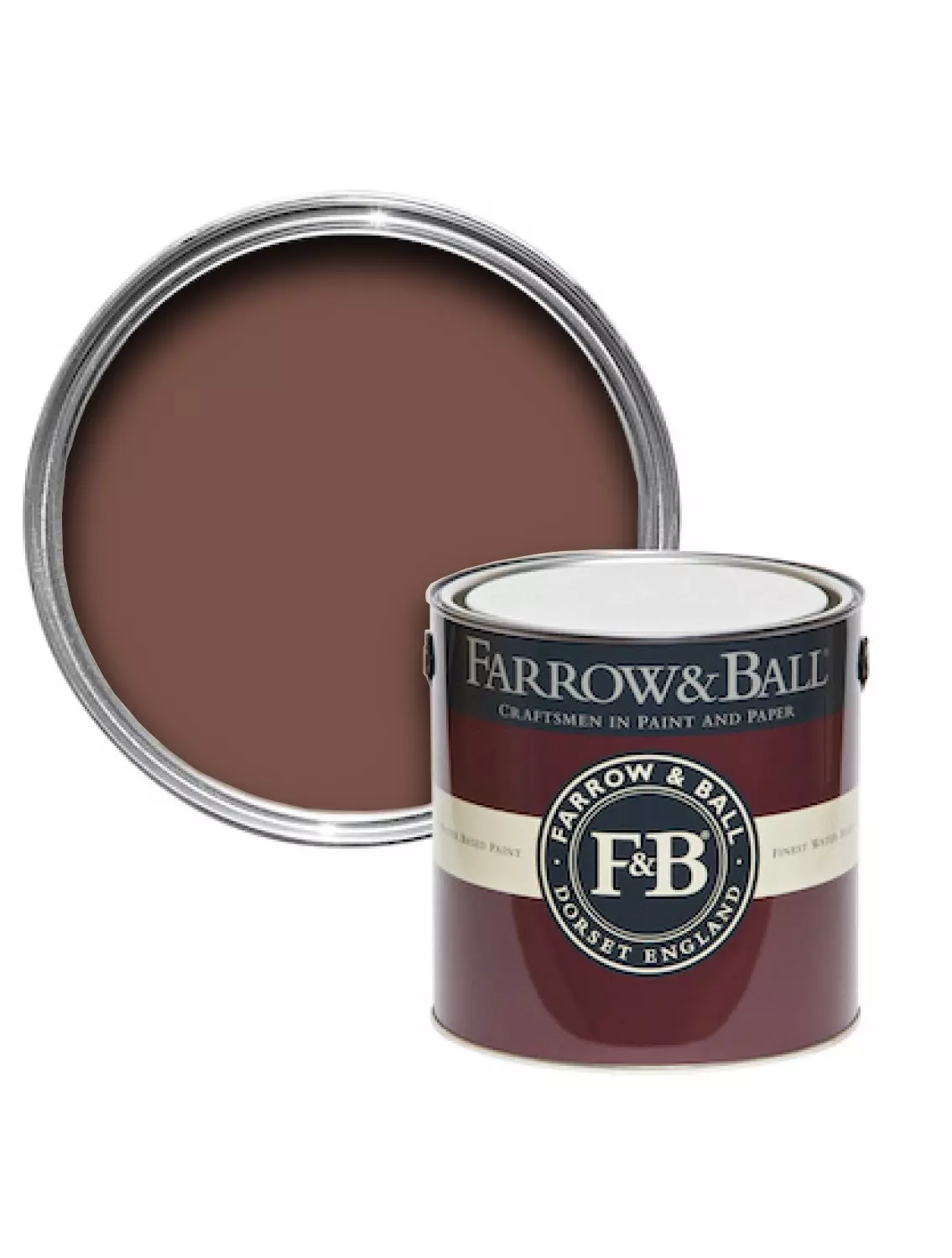 Farrow & Ball Modern Eggshell Etruscan Red No. 56 - 5L-image