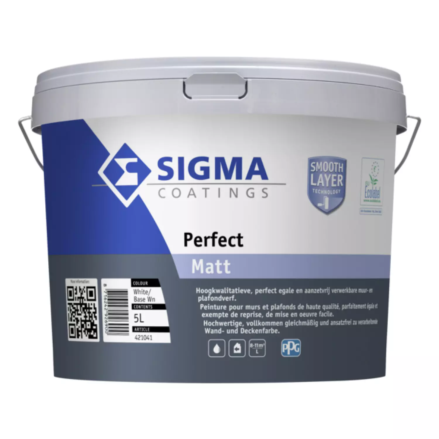Sigma perfect matt - op kleur gemengd - 5L-image