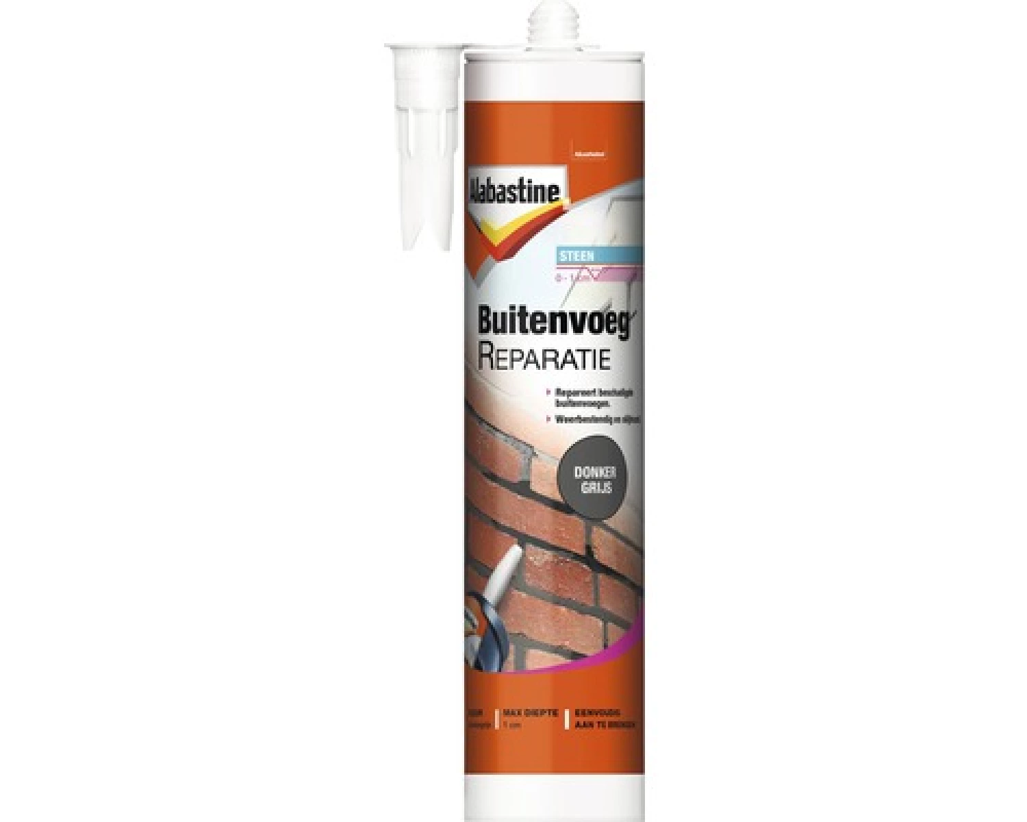 Alabastine buitenvoegreparatie donkergrijs 310ML-image