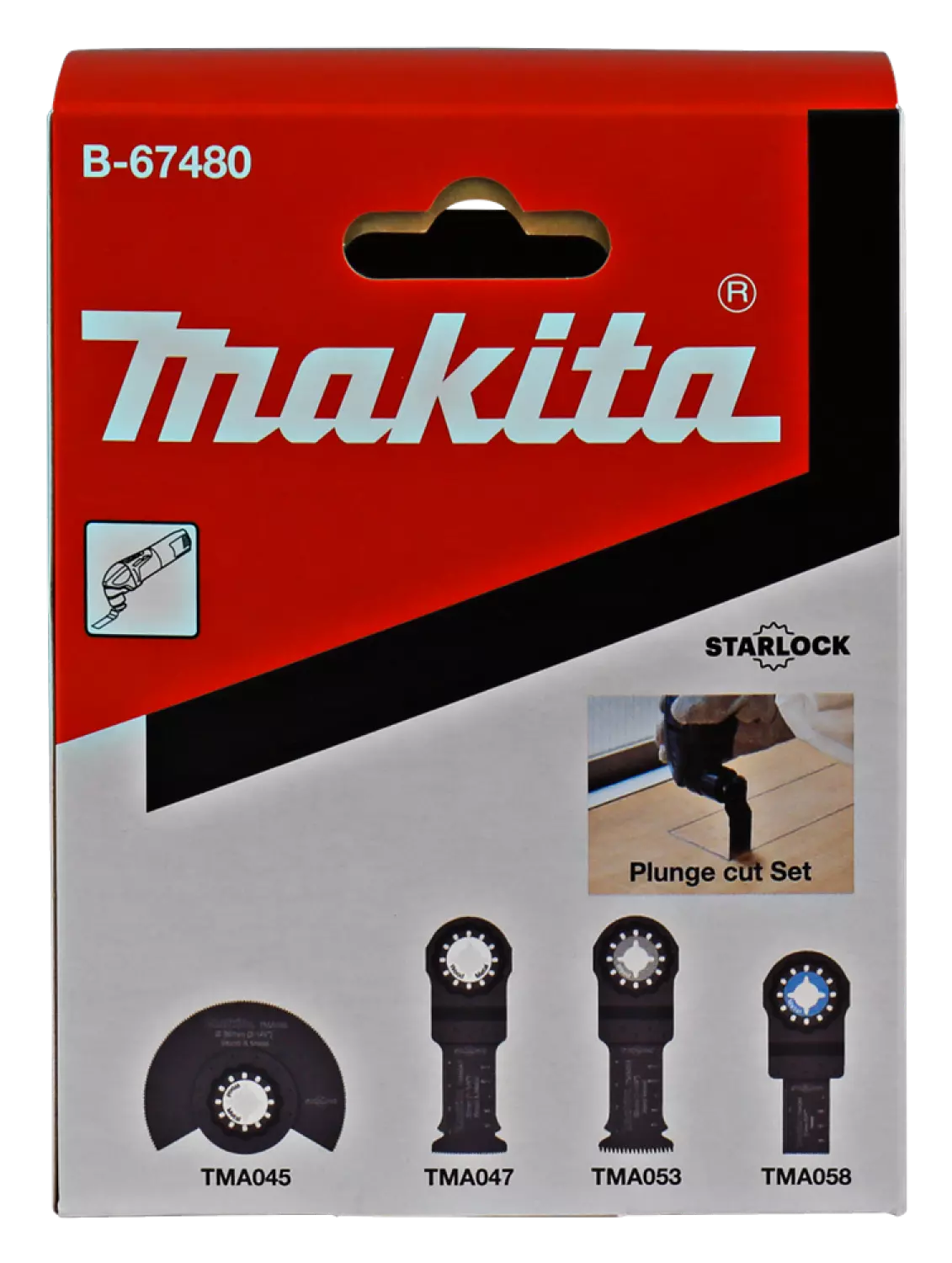 Makita B-67480 Invalzaagset multitool starlock 4-delig-image