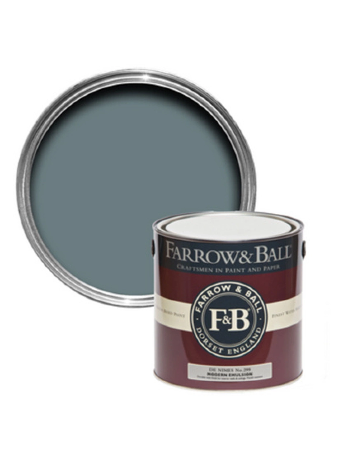 Farrow & Ball Exterior Eggshell De Nimes No.299 - 0,75L-image