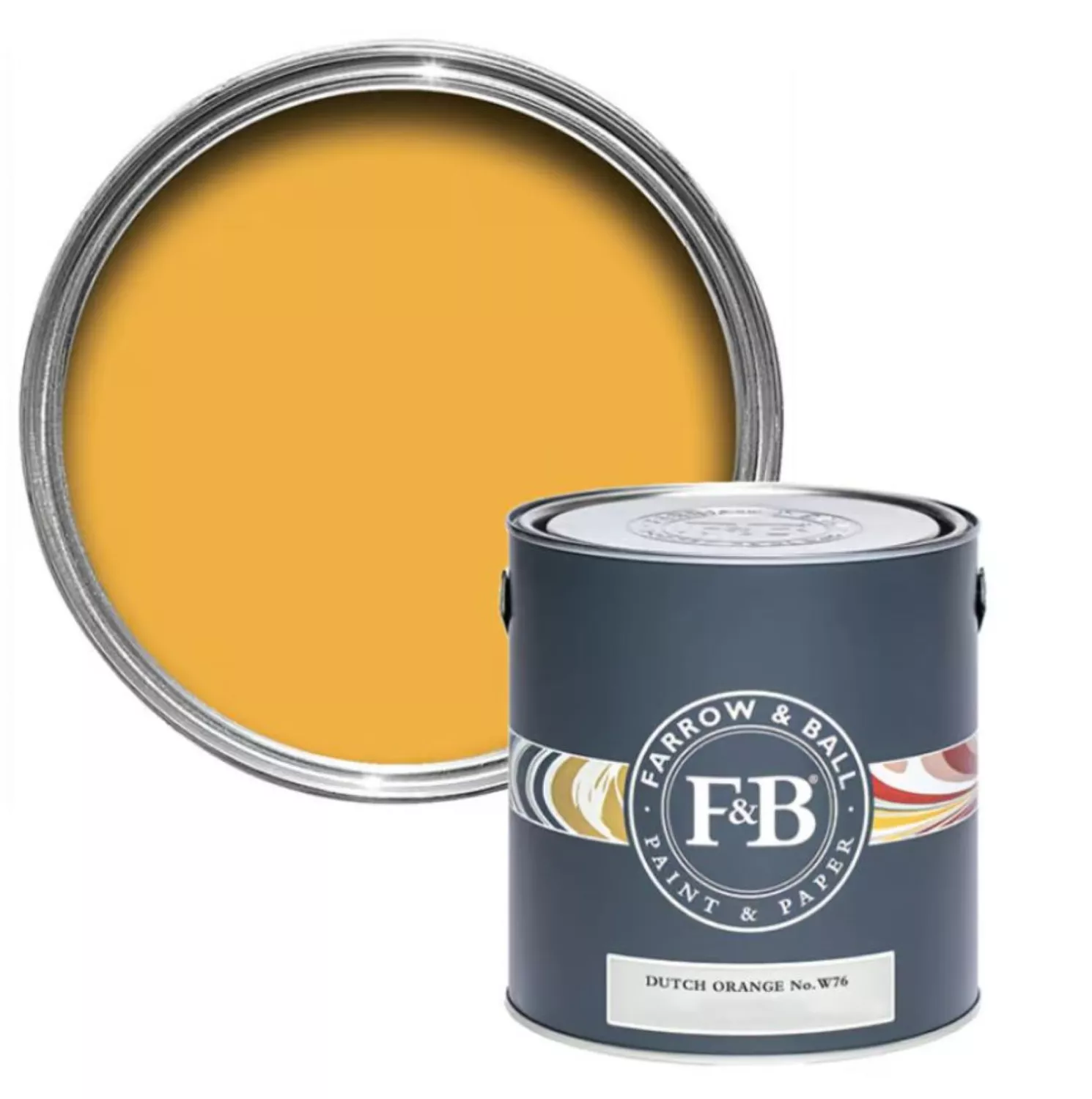 Farrow & Ball Modern Emulsion Dutch Orange No. W76 5L-image