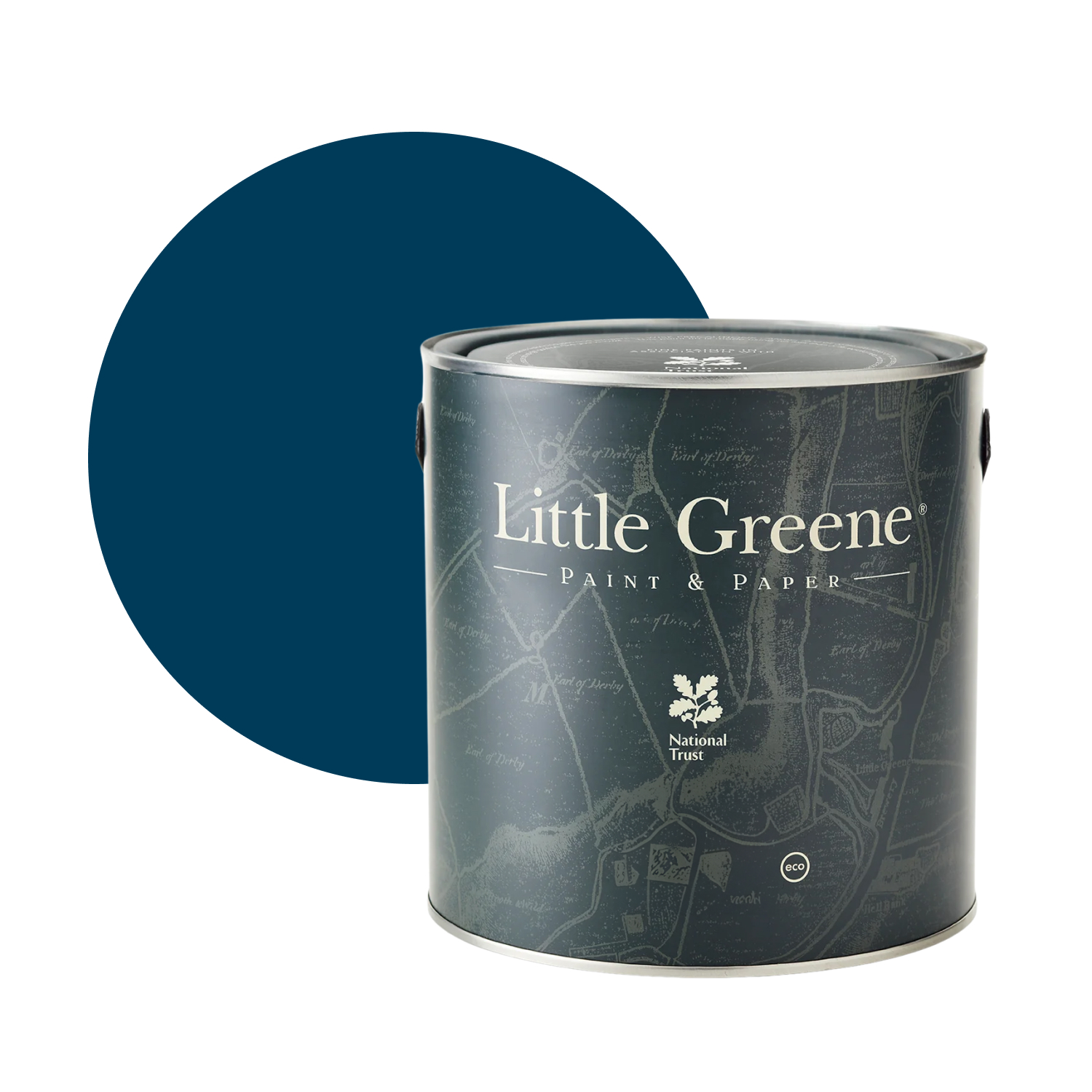 Little Greene Intelligent Matt Emulsion - Deep Space Blue No. 207 - 2,5L