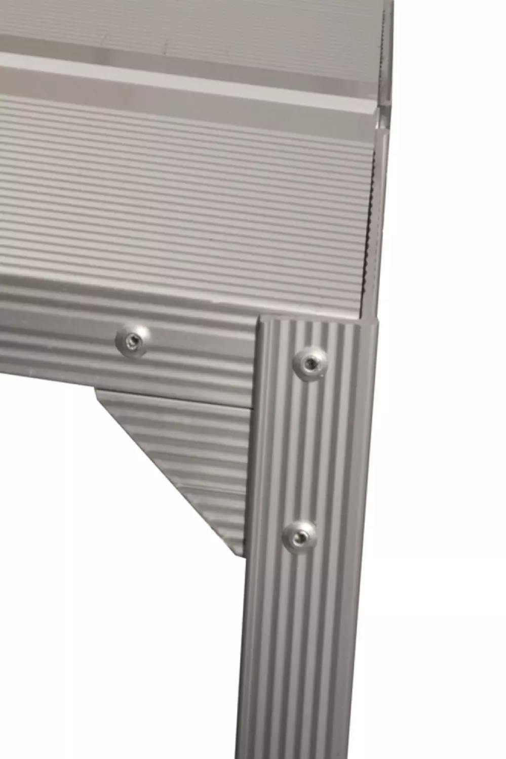 Little Jumbo 4741000202 SuperPRO Dubbele trap - Aluminium - 2 x 2 treden - max. werkhooogte 2.45 m.-image