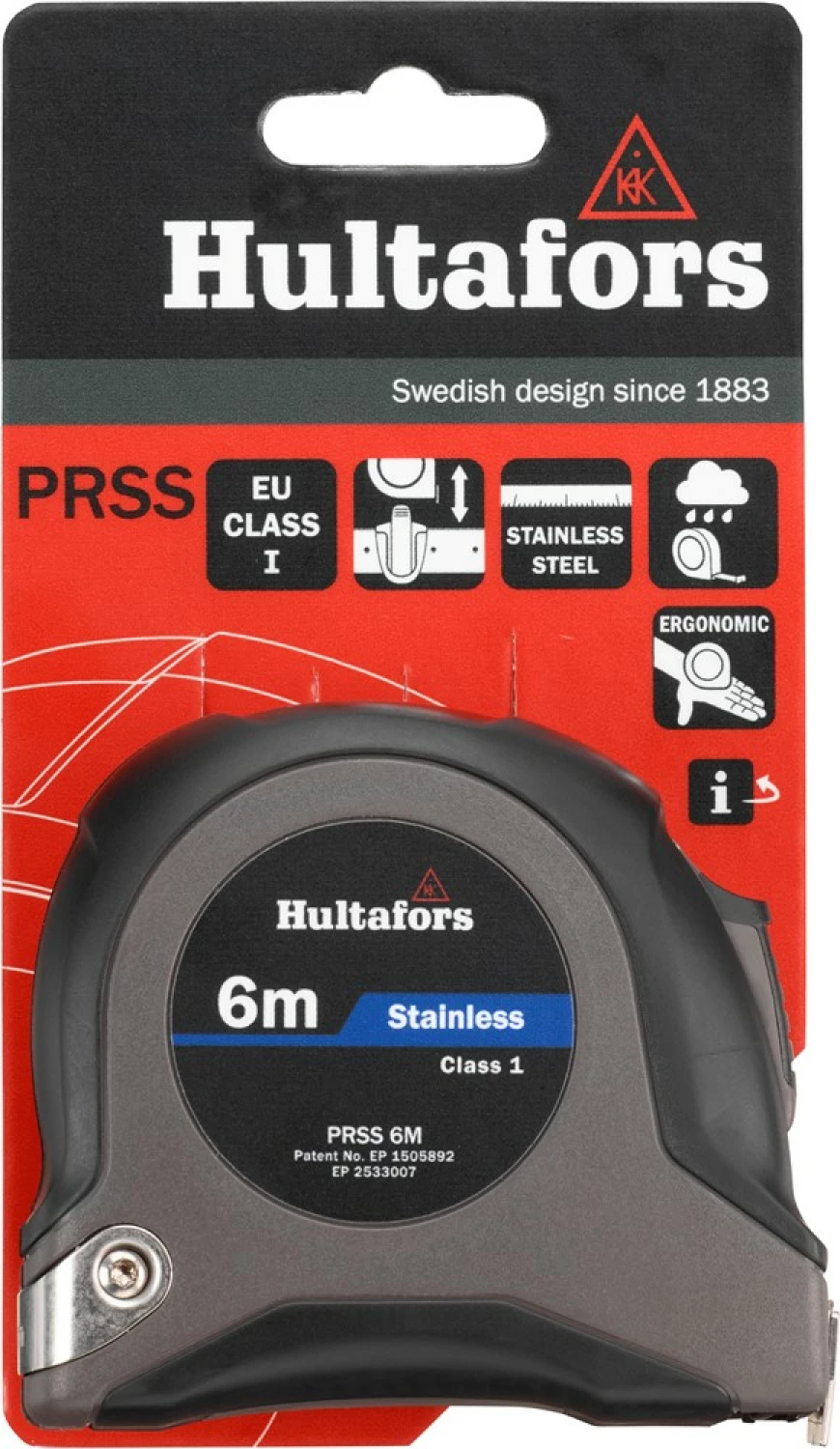 Hultafors 350503 RVS Rolbandmaat PRSS 6M