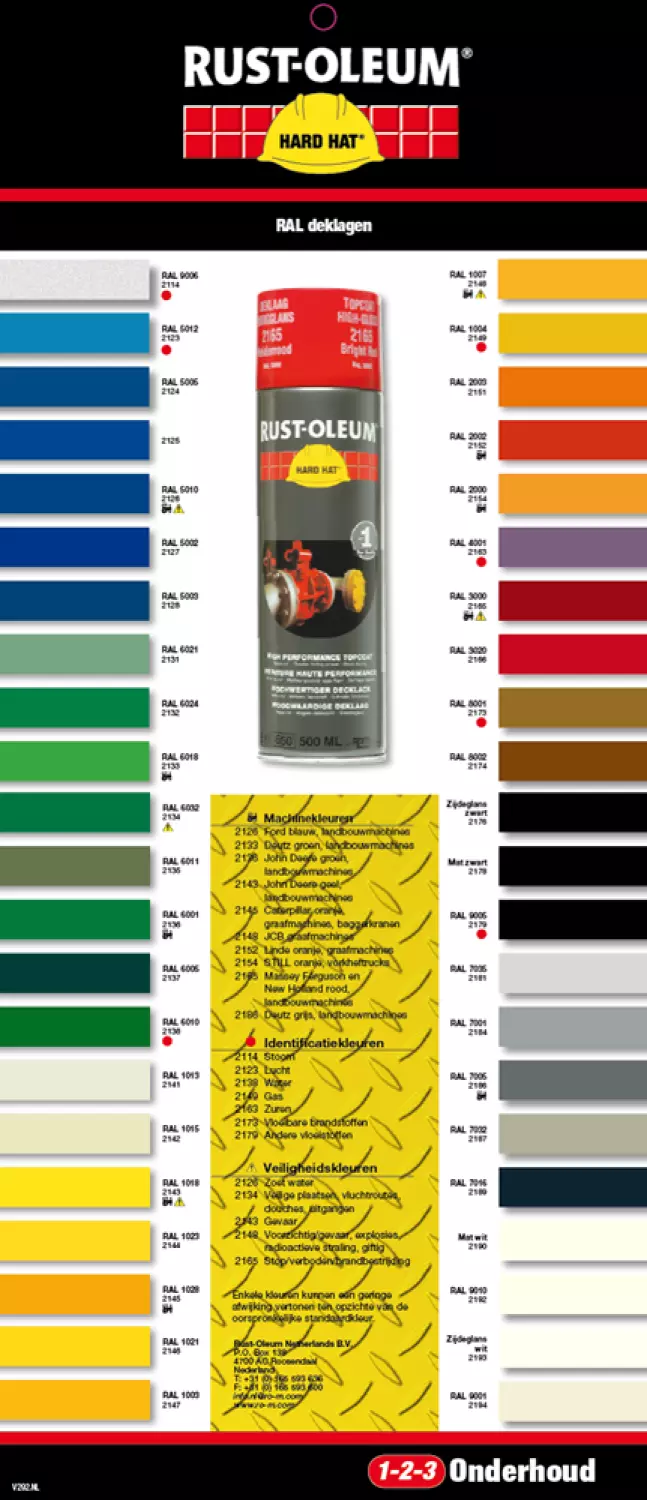 Rust-Oleum Hard Hat Topcoat Spray - zwart - 0,5L-image