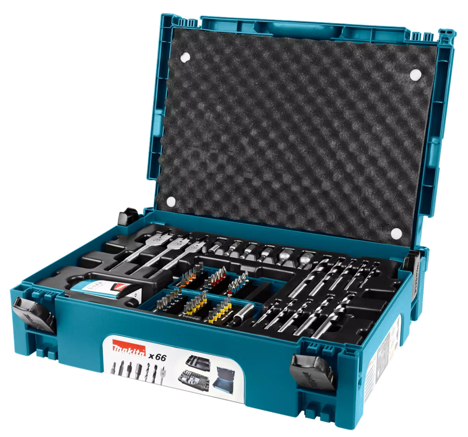 Makita B-43044 66 delige bit & boren set in Mbox-image