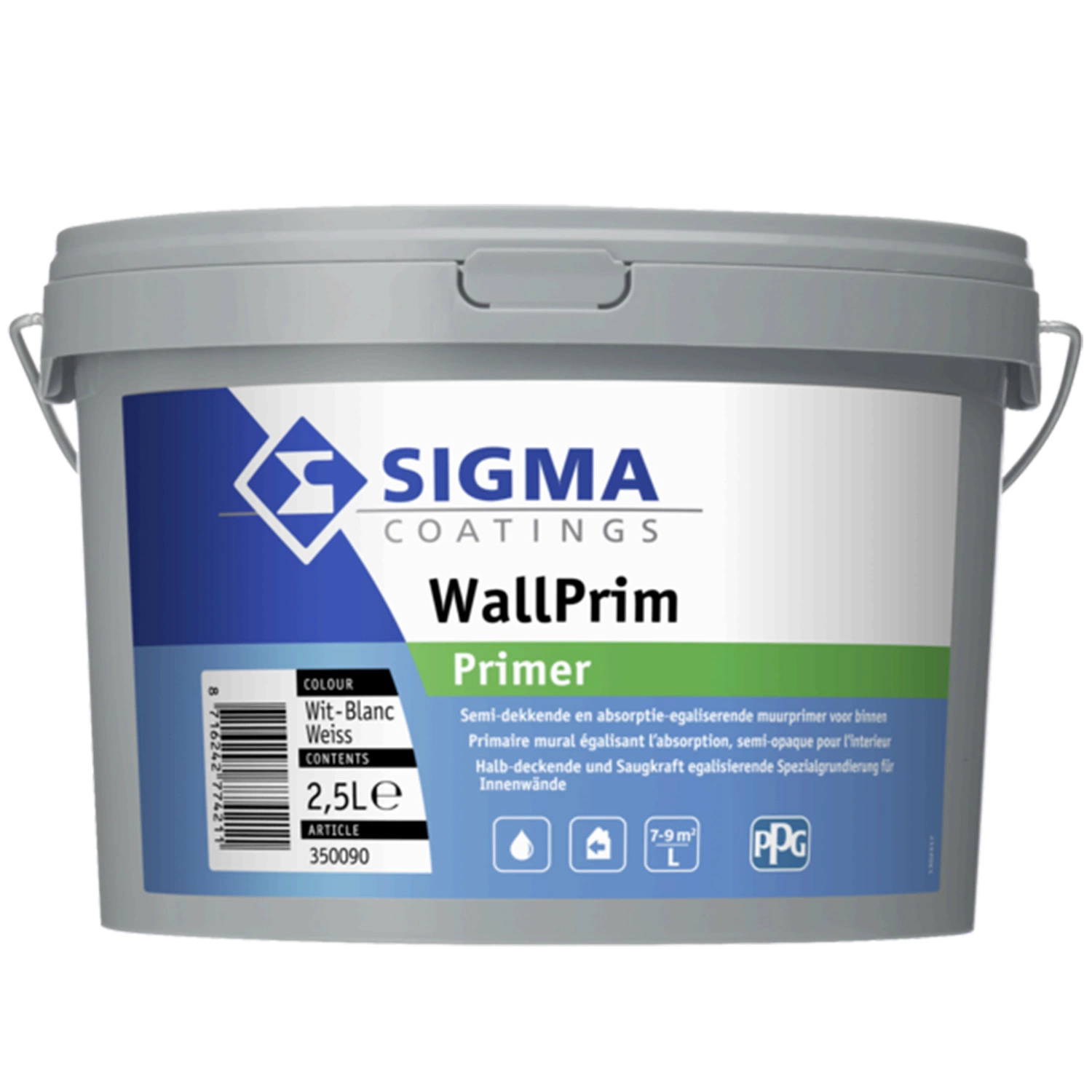 Sigma Wallprim - wit - 2,5L-image