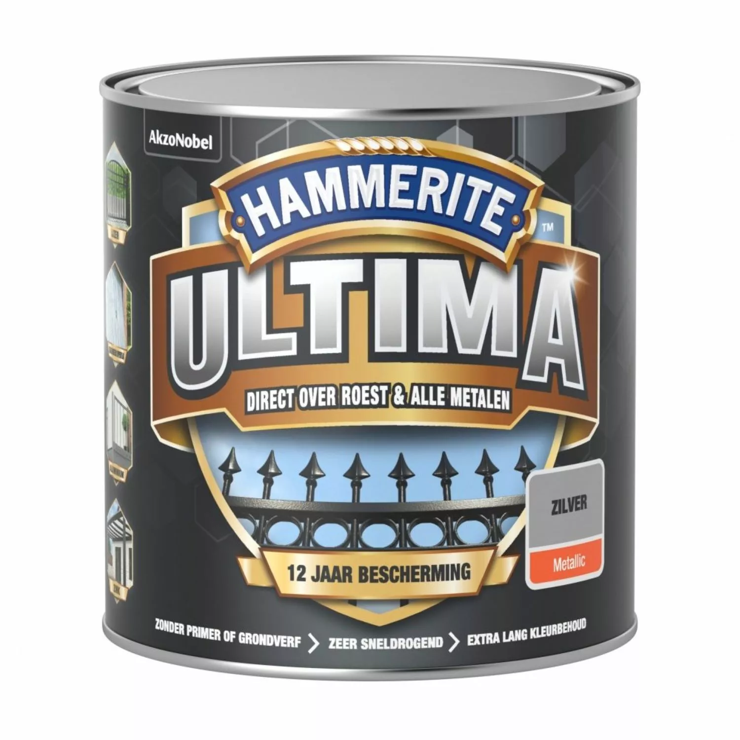 Hammerite Ultima Metalic - Zilver - 250ml-image