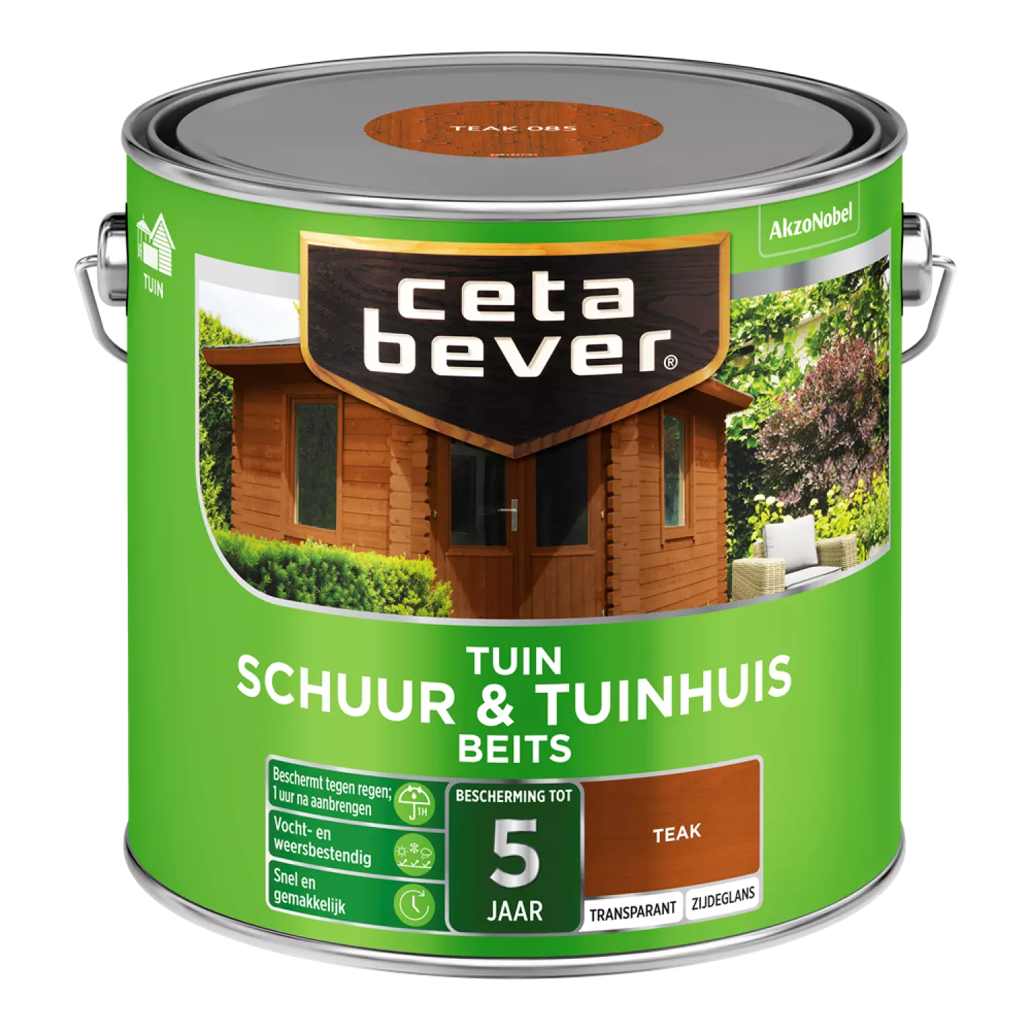 Cetabever Schuur & Tuinhuis Beits Transparant - Teak - 2,5L-image