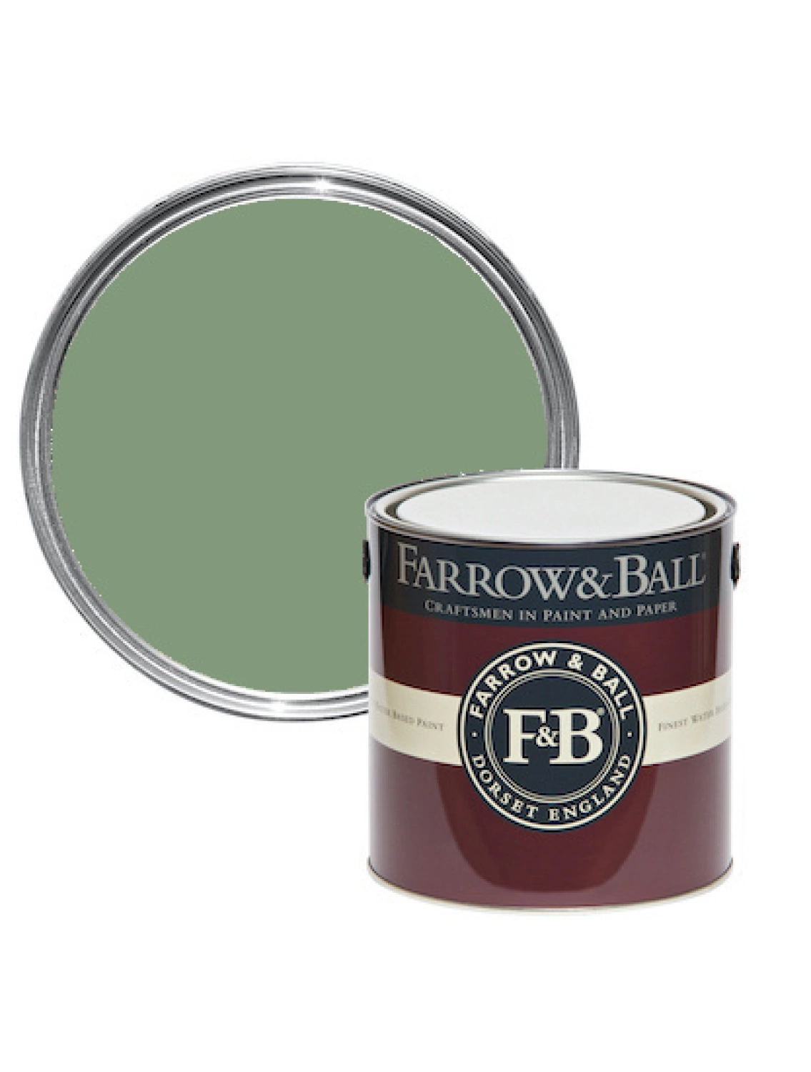 Farrow & Ball Casein distemper Pea Green No. 33 - 2,5L-image