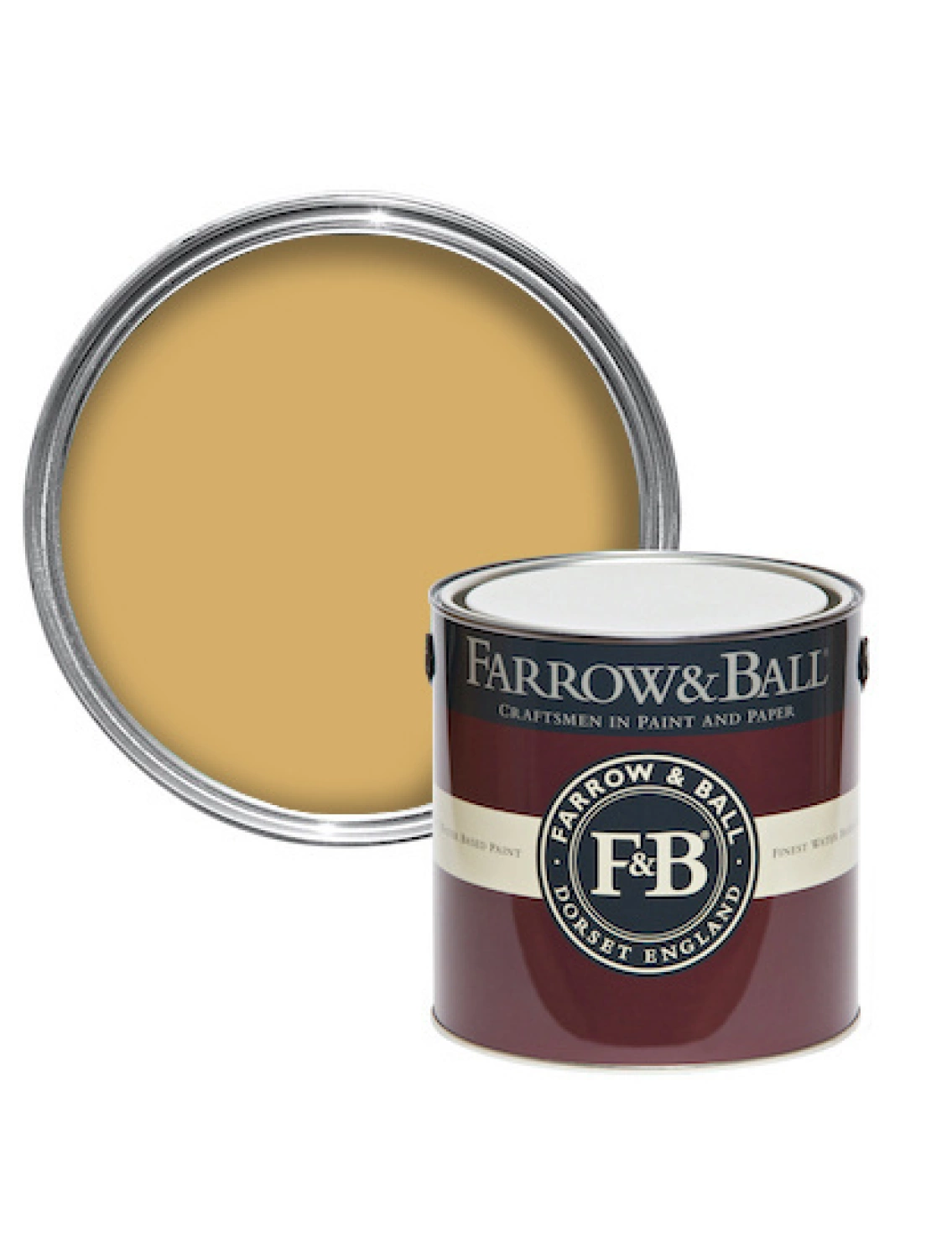 Farrow & Ball Modern Emulsion Octagon Yellow No. 7 - 2,5L-image