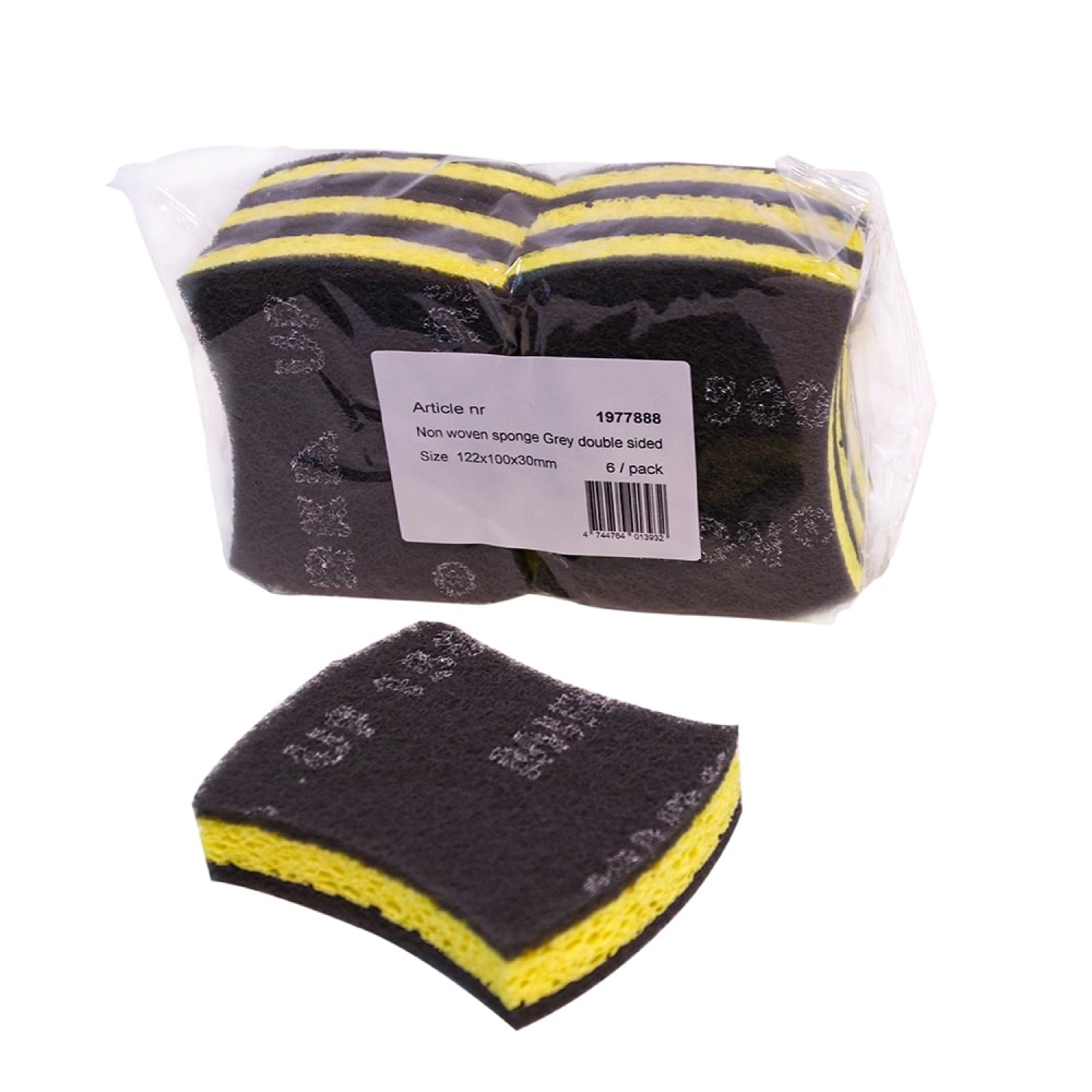 Mirka Mirlon Scuff Schuurspons Non-Woven - Rood Per Stuk-image