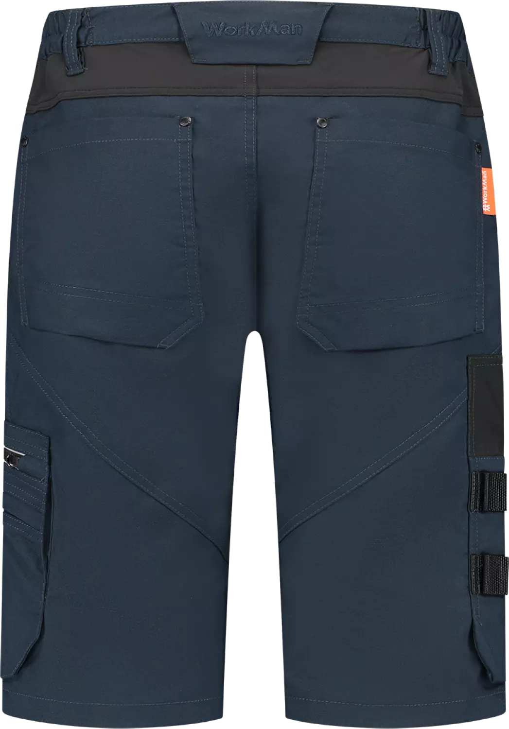 Workman 9023 STRETCH Bermuda Werkbroek P2S - Navy / Black - Maat 48 (33/32)-image