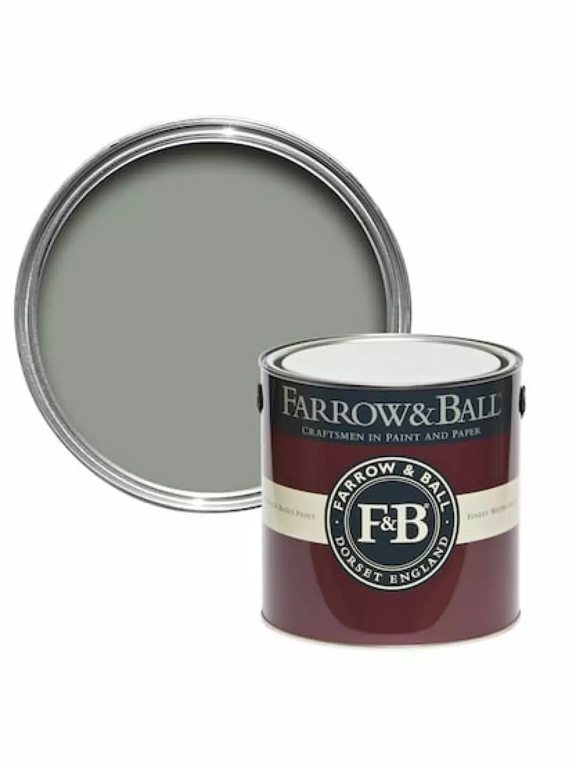 Farrow & Ball Exterior Eggshell Pigeon No.25 - 0,75L-image