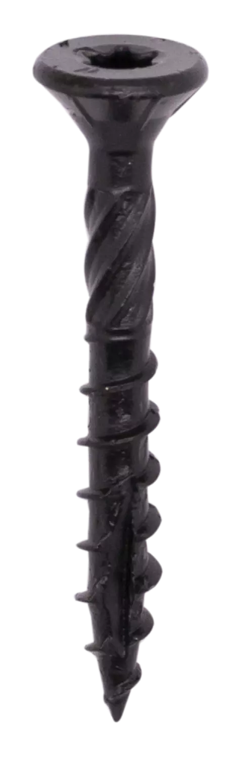 Woodies 61851448 Ultimate Blackline Spaanplaatschroef Shield - TX25 - 5.0 x 60/35mm - Platverzonken kop - Deeldraad - Gecoat (200st)-image