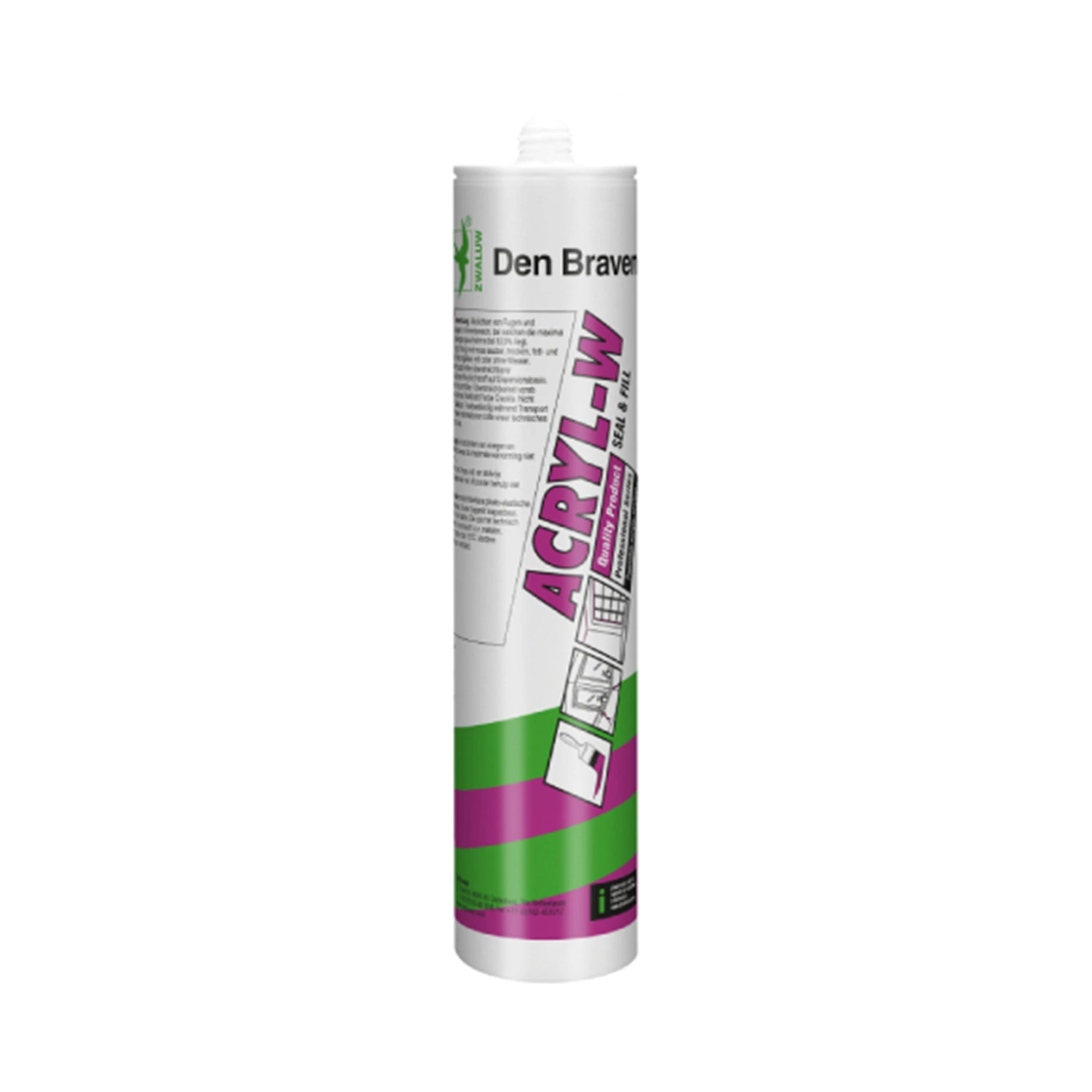 Zwaluw Den Braven 10024201 Acryl-W Acrylaatkit - Bruin - 310ml-image