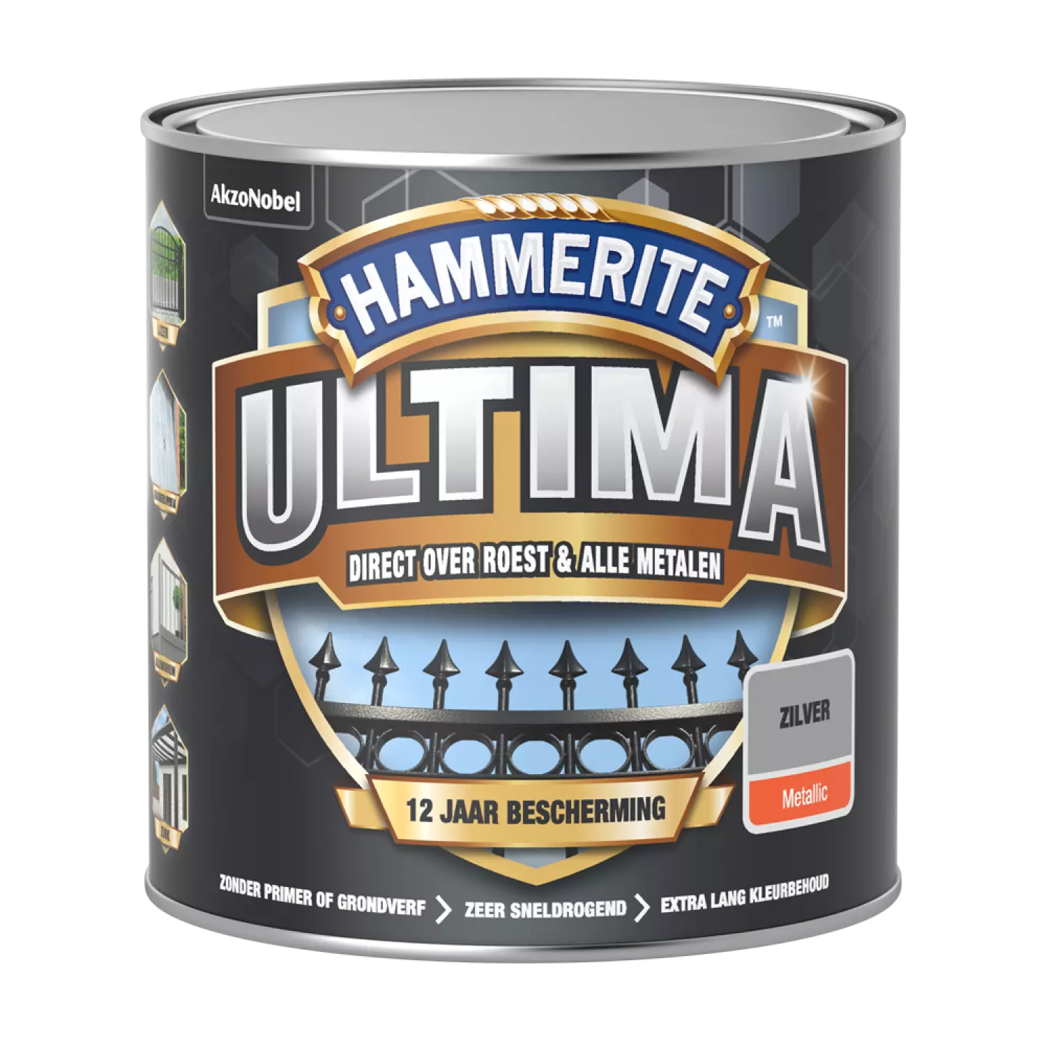 Hammerite Ultima Metalic - Zilver - 250ml-image