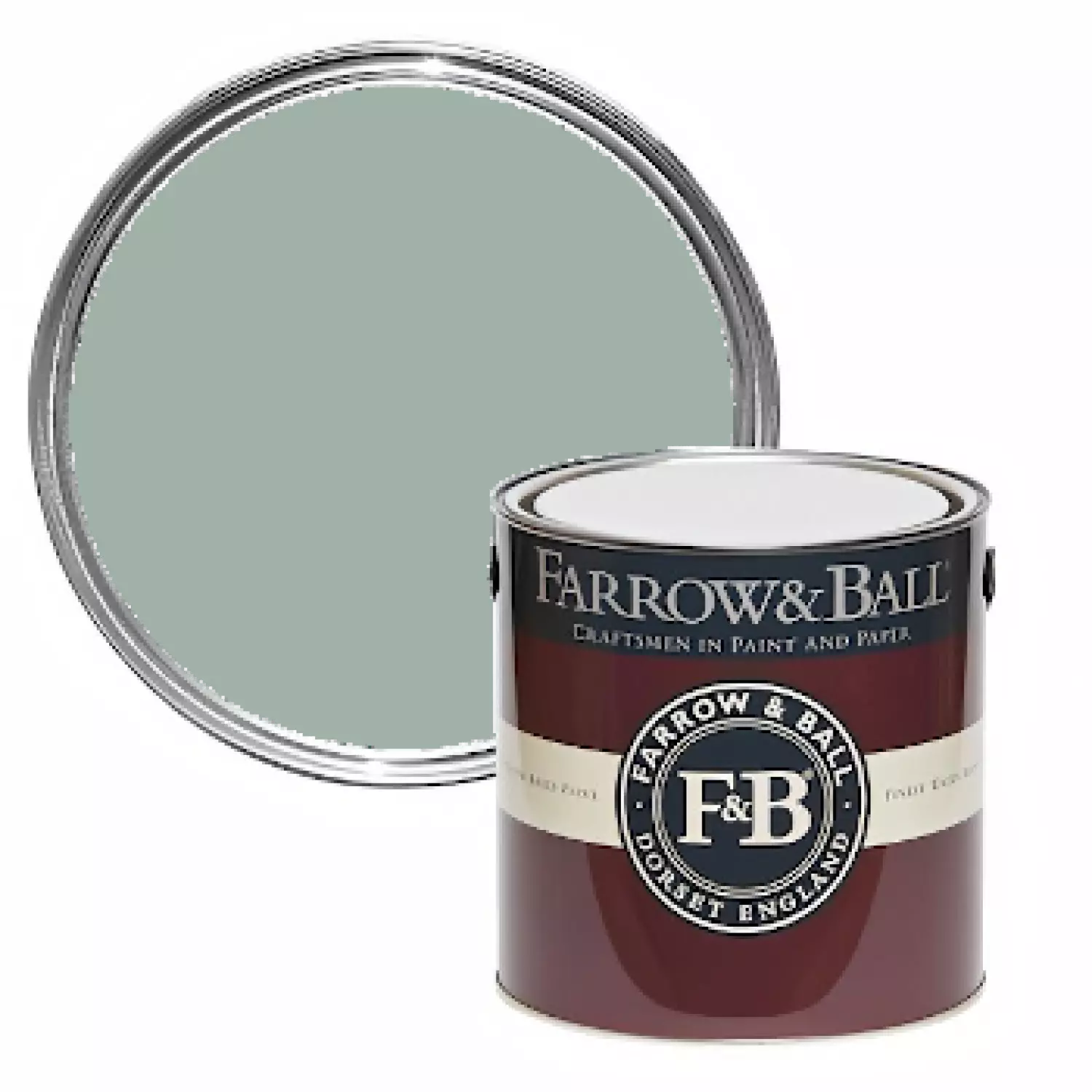 Farrow & Ball Dead flat Pond Green No. G7 - 0,75L-image