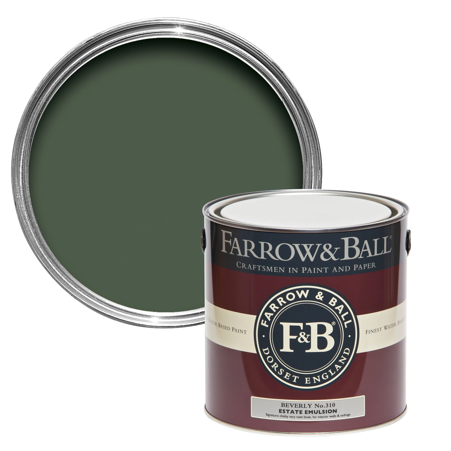 Farrow & Ball Estate Eggshell Beverly No. 310 - 5L-image