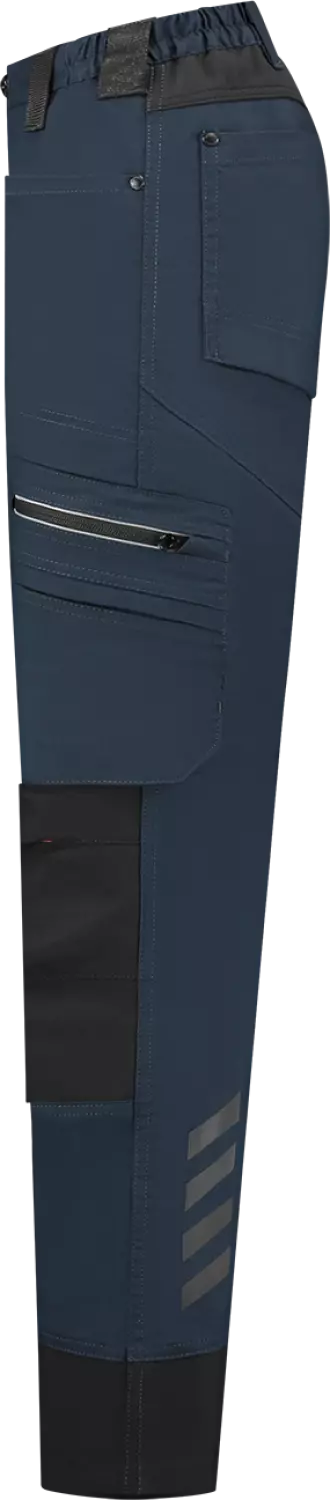 Workman 90251 STRETCH Worker Werkbroek P2S Dames - Navy / Zwart - Maat 36 (28/31)-image