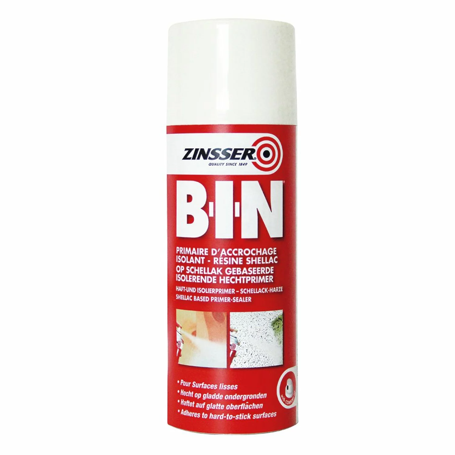 Zinsser Bin spray - Primer - wit - 400ml-image