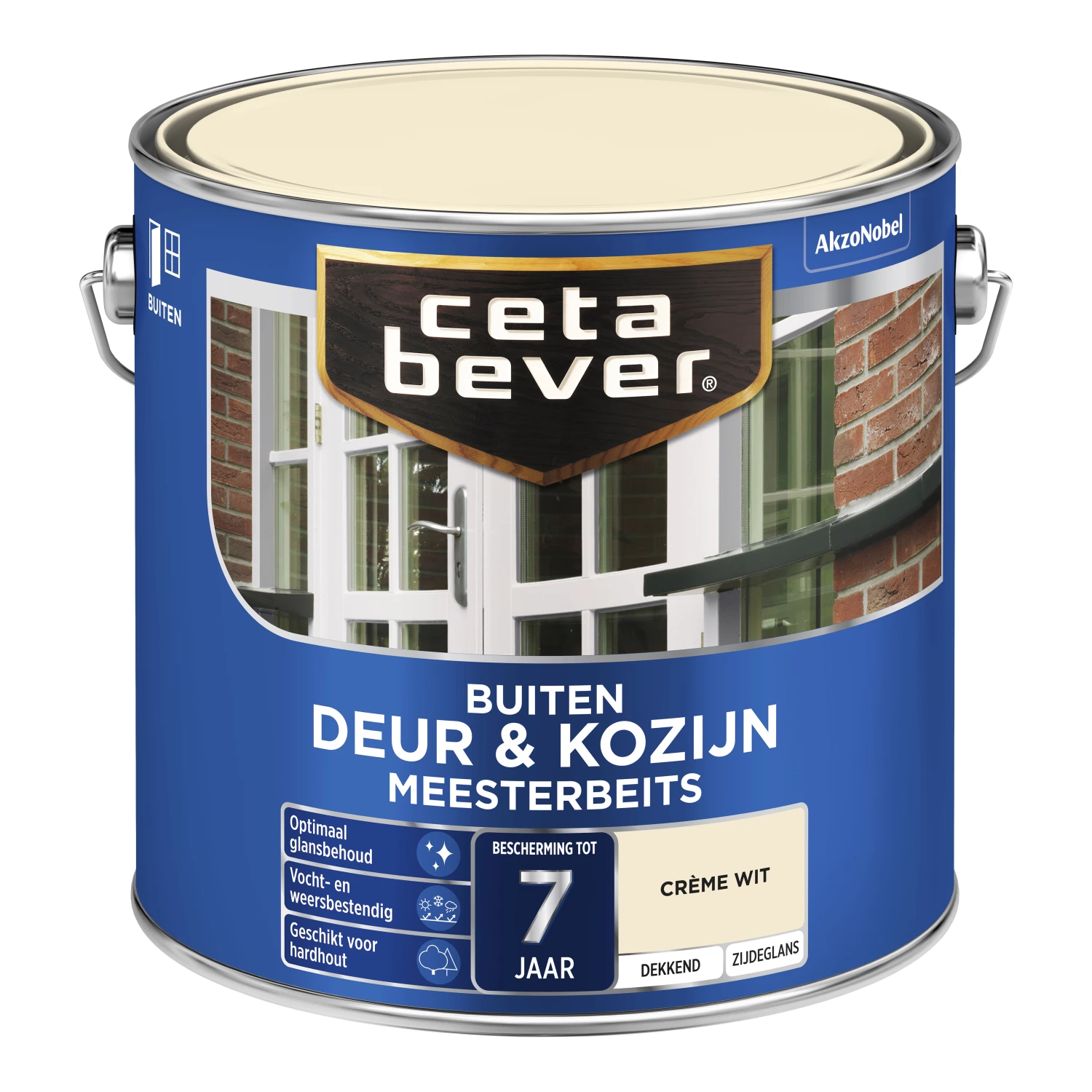 Cetabever Dekkende Meesterbeits Lichte Kleur - Crèmewit - 2,5L-image