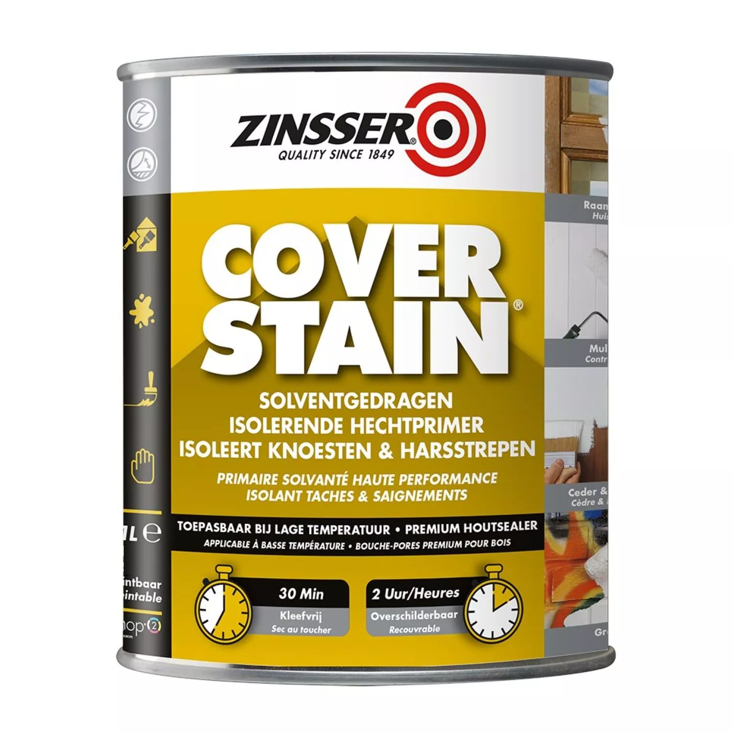 Zinsser Cover Stain - Zwart - 1L-image