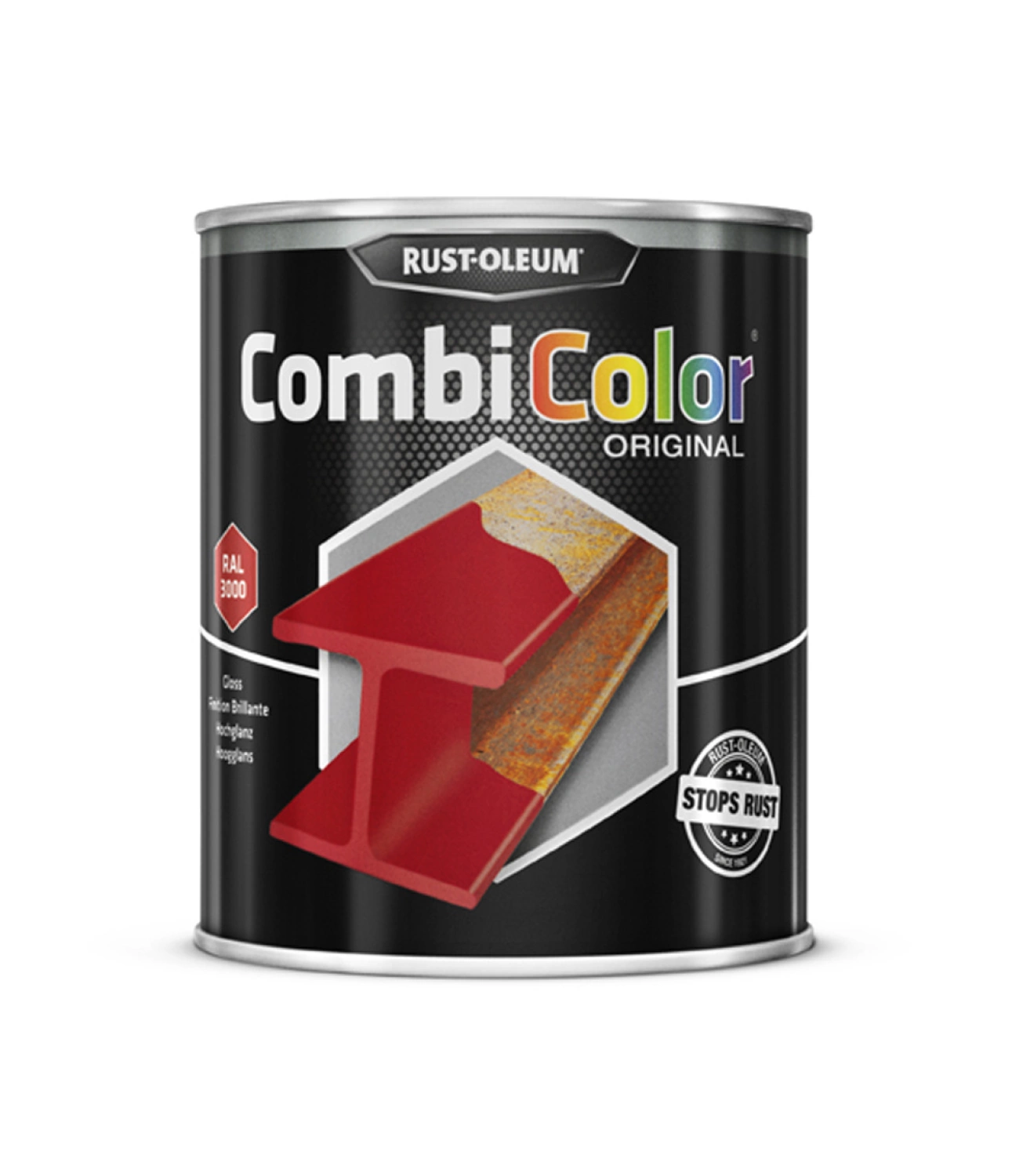 Rust-Oleum Combicolor Hoogglans - RAL 3000 vuurrood - 0,75L-image