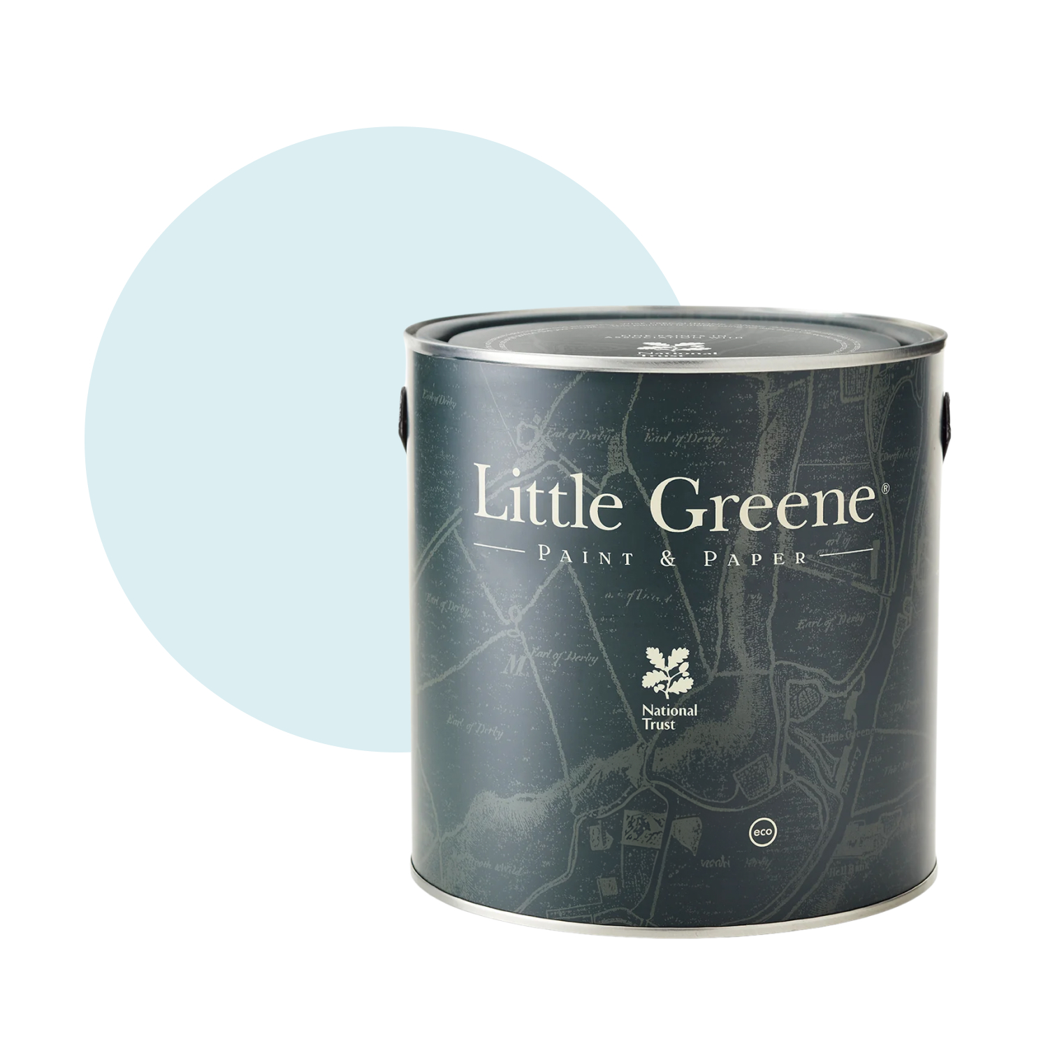 Little Greene Tom's Oil Eggshell - Delicate Blue No. 248 - 1L-image