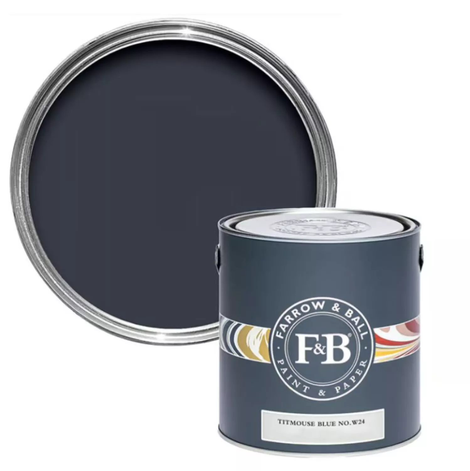 Farrow & Ball Exterior Eggshell Titmouse Blue No. W24 0,75L-image