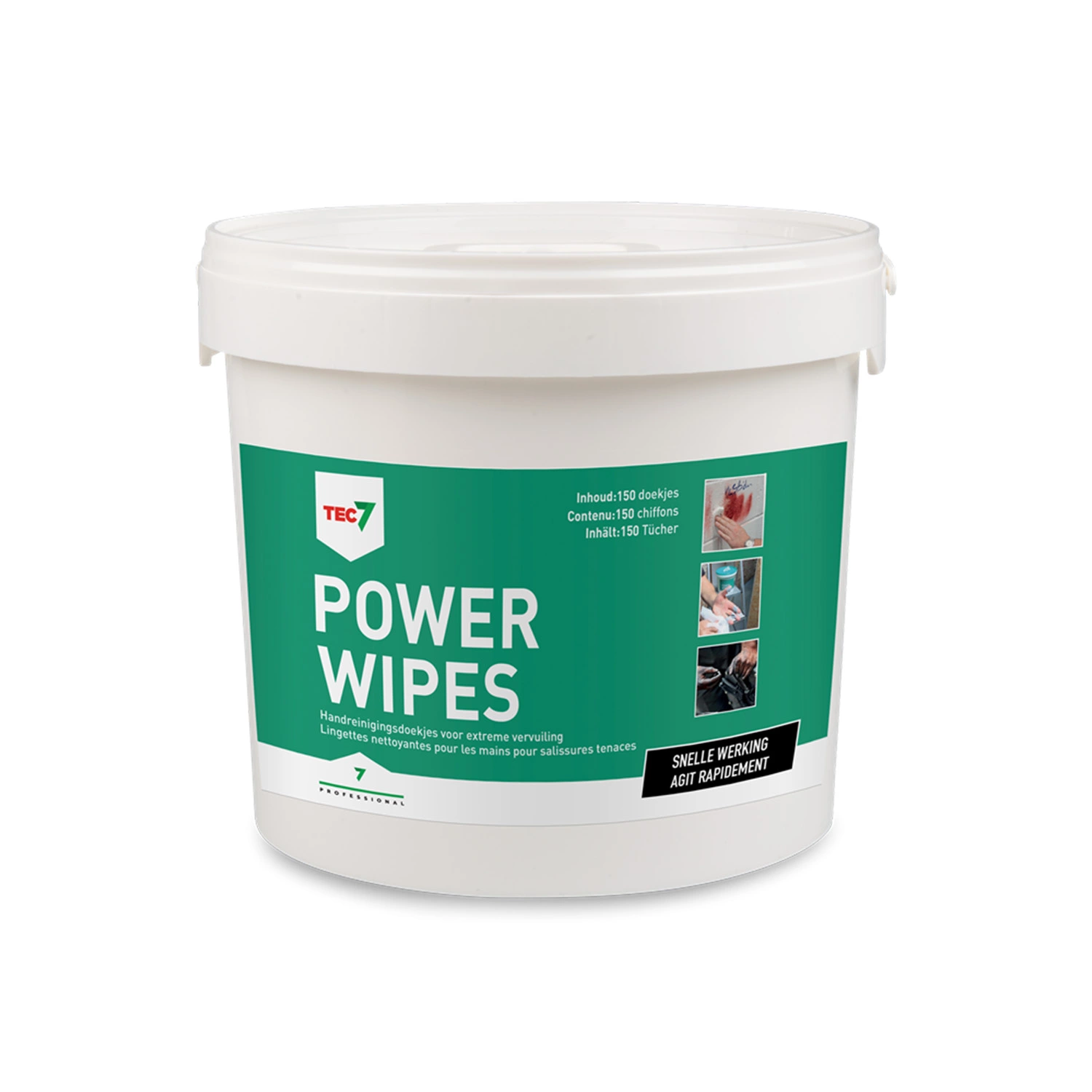 TEC7 467035000 Powerwipes emmer (150st)-image