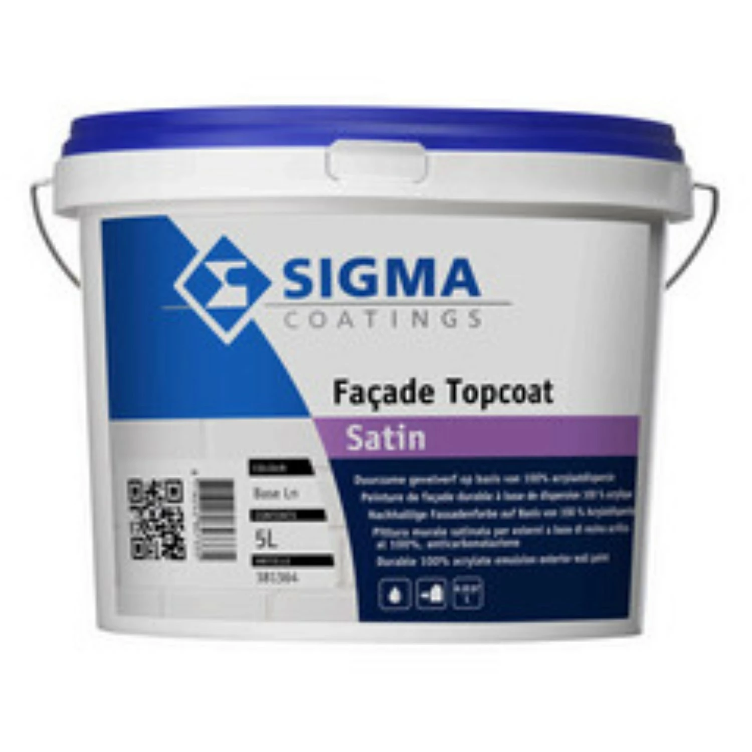 Sigma Facade topcoat satin - 10L-image