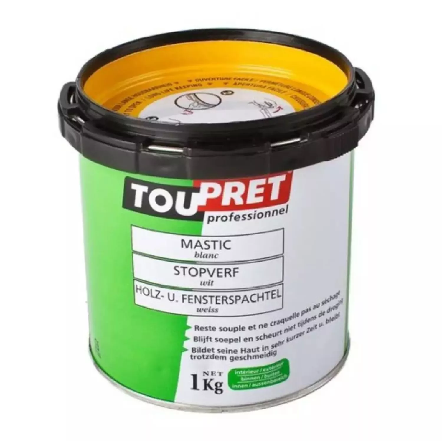 Toupret Stopverf Bruin 1 Kg-image