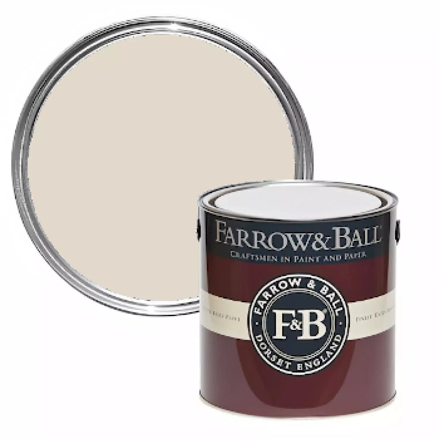 Farrow & Ball Casein distemper Blanc de Teillage No. G1 - 2,5L-image