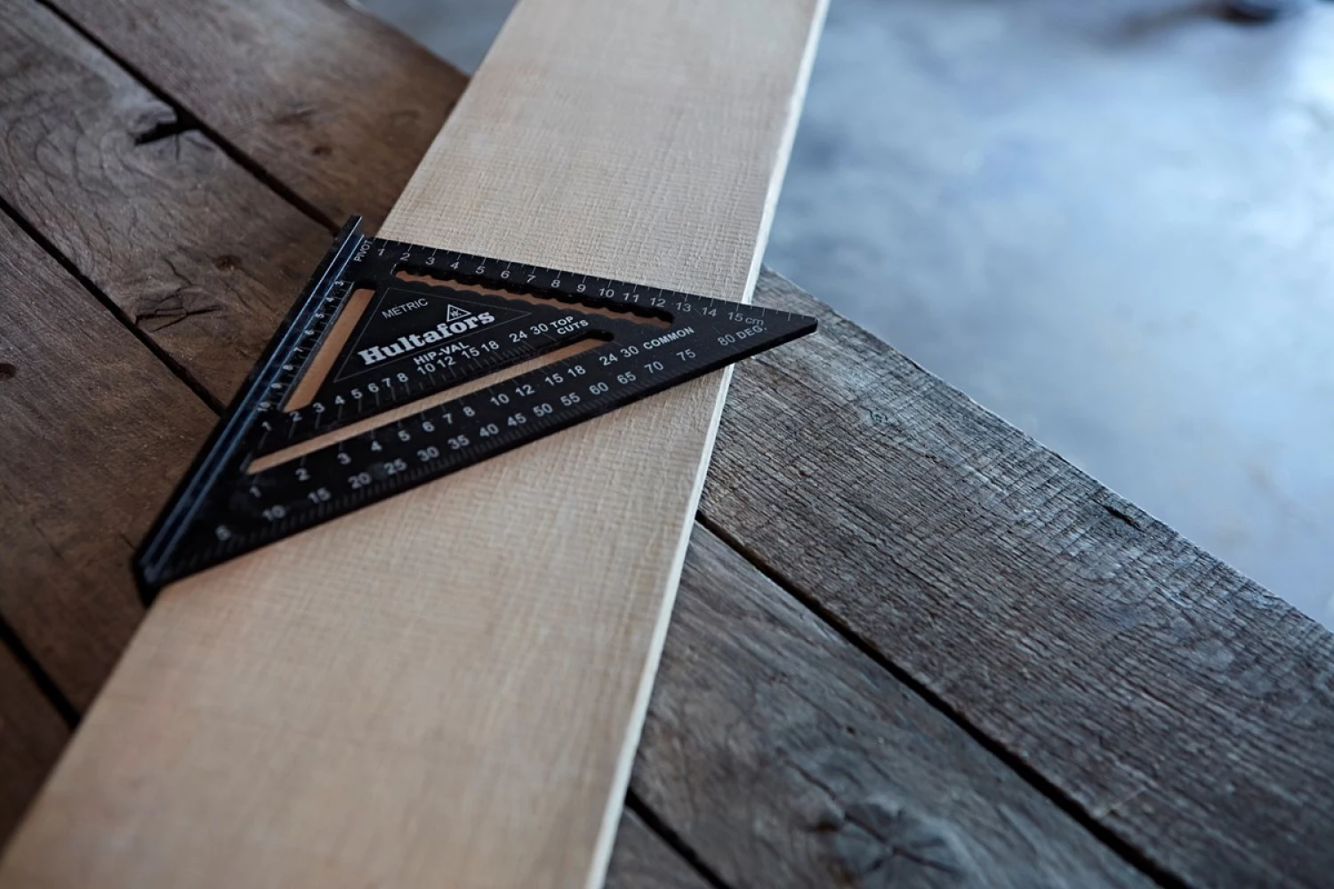 Hultafors MMRS Metric Rafter Square Meetdriehoek - 18 cm-image