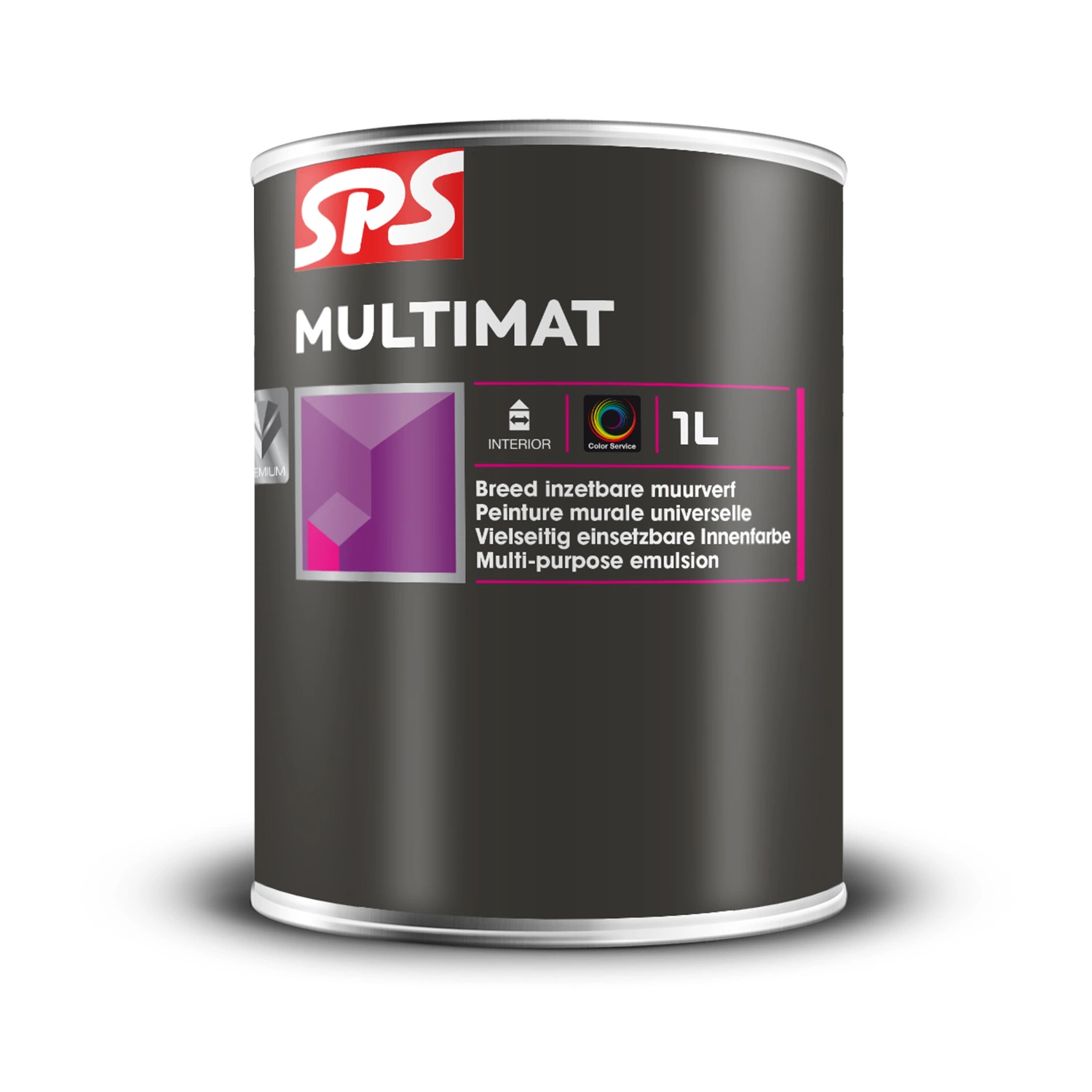 SPS Multimat Muurverf - op kleur gemengd - 1L-image