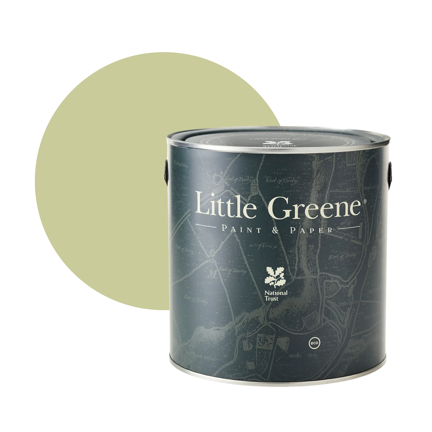 Little Greene Interior Oil Eggshell - Kitchen Green No. 85 - 2,5L-image