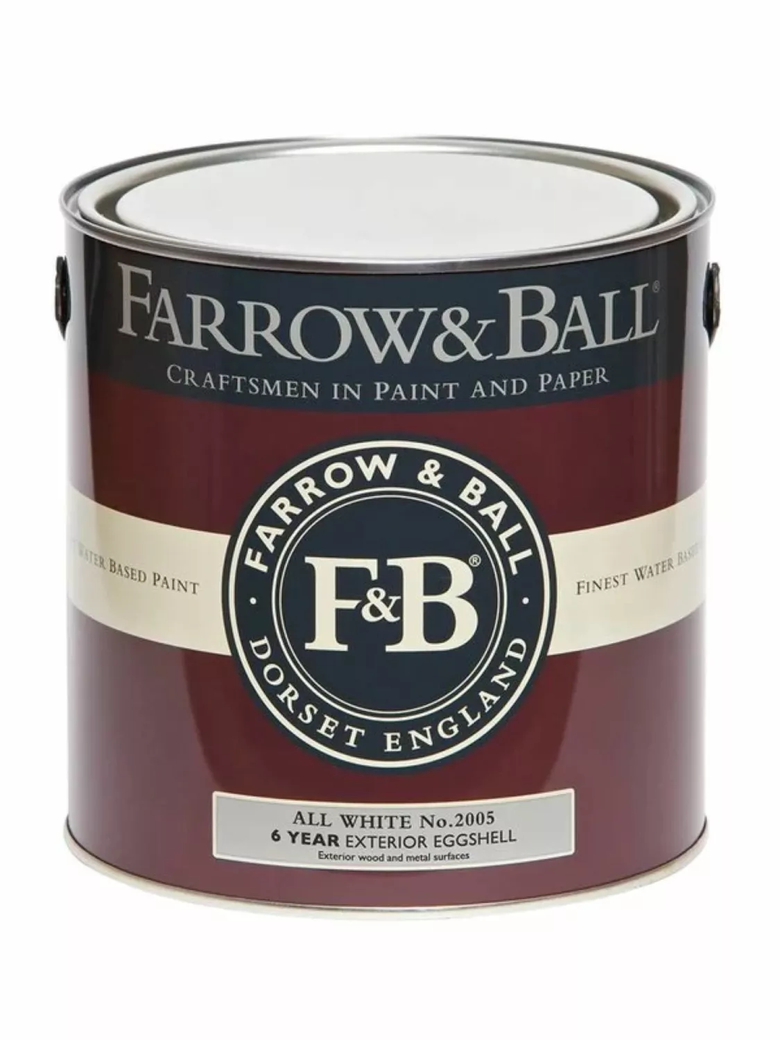 Farrow & Ball Exterior Eggshell - op kleur gemengd 2.5L-image