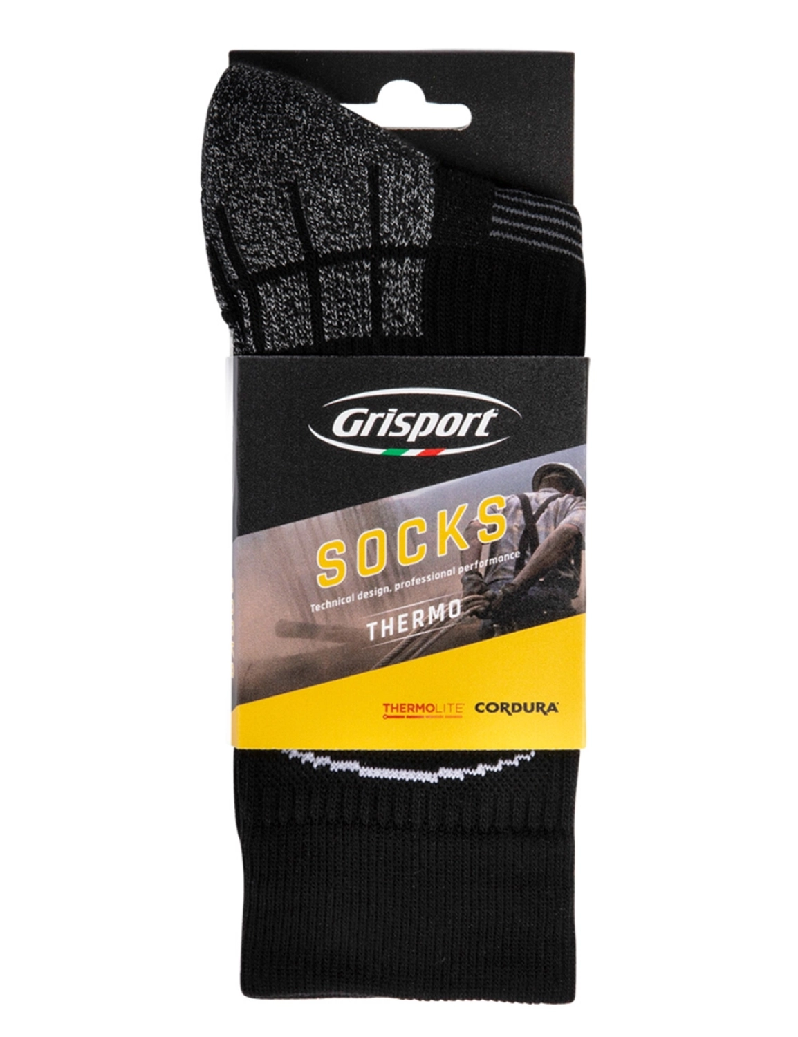 Grisport 25111 Thermo Sokken - Maat 43-46 - zwart-image