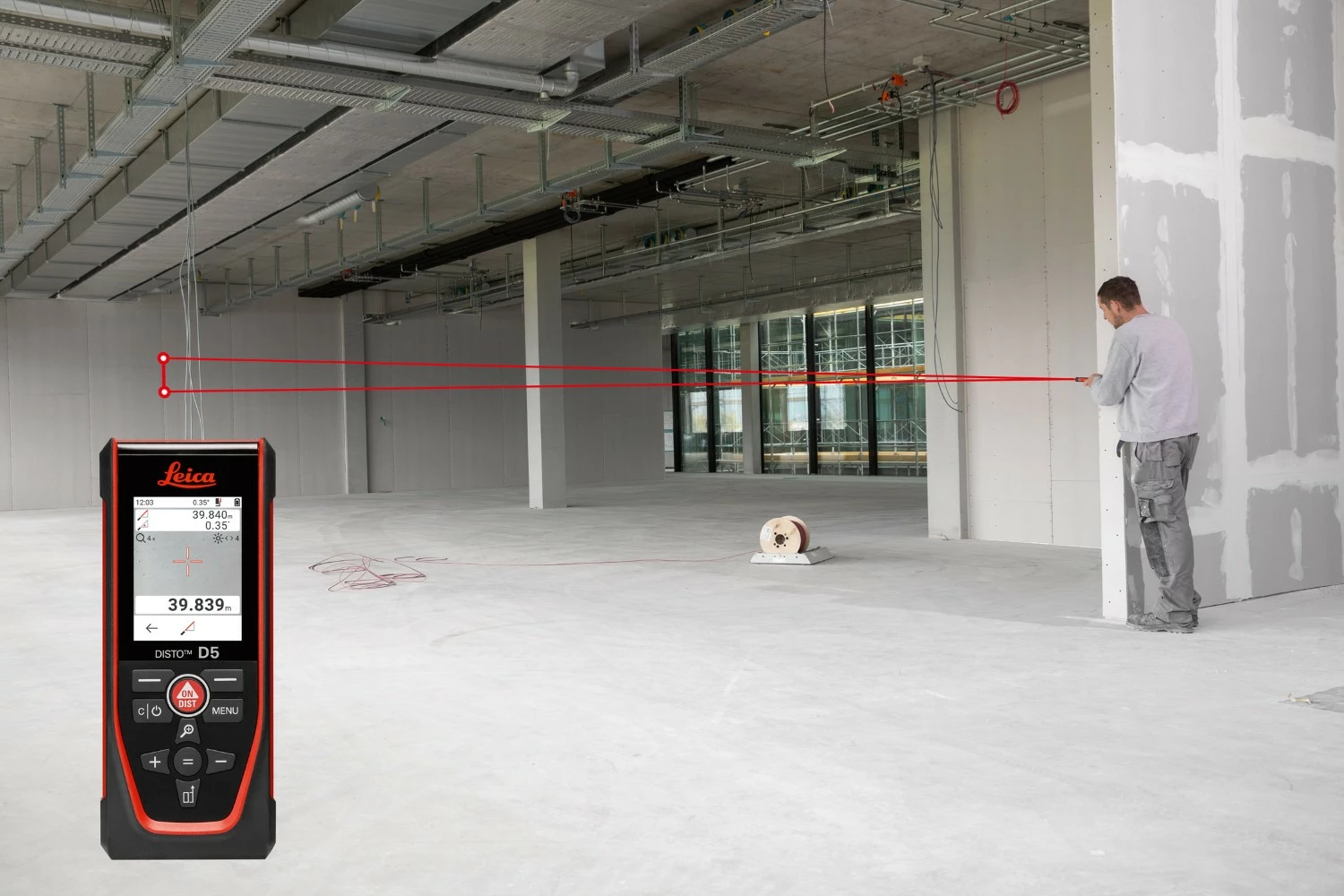 Leica Disto D5 Afstandsmeter in tas - Bluetooth - 200m - IP54-image