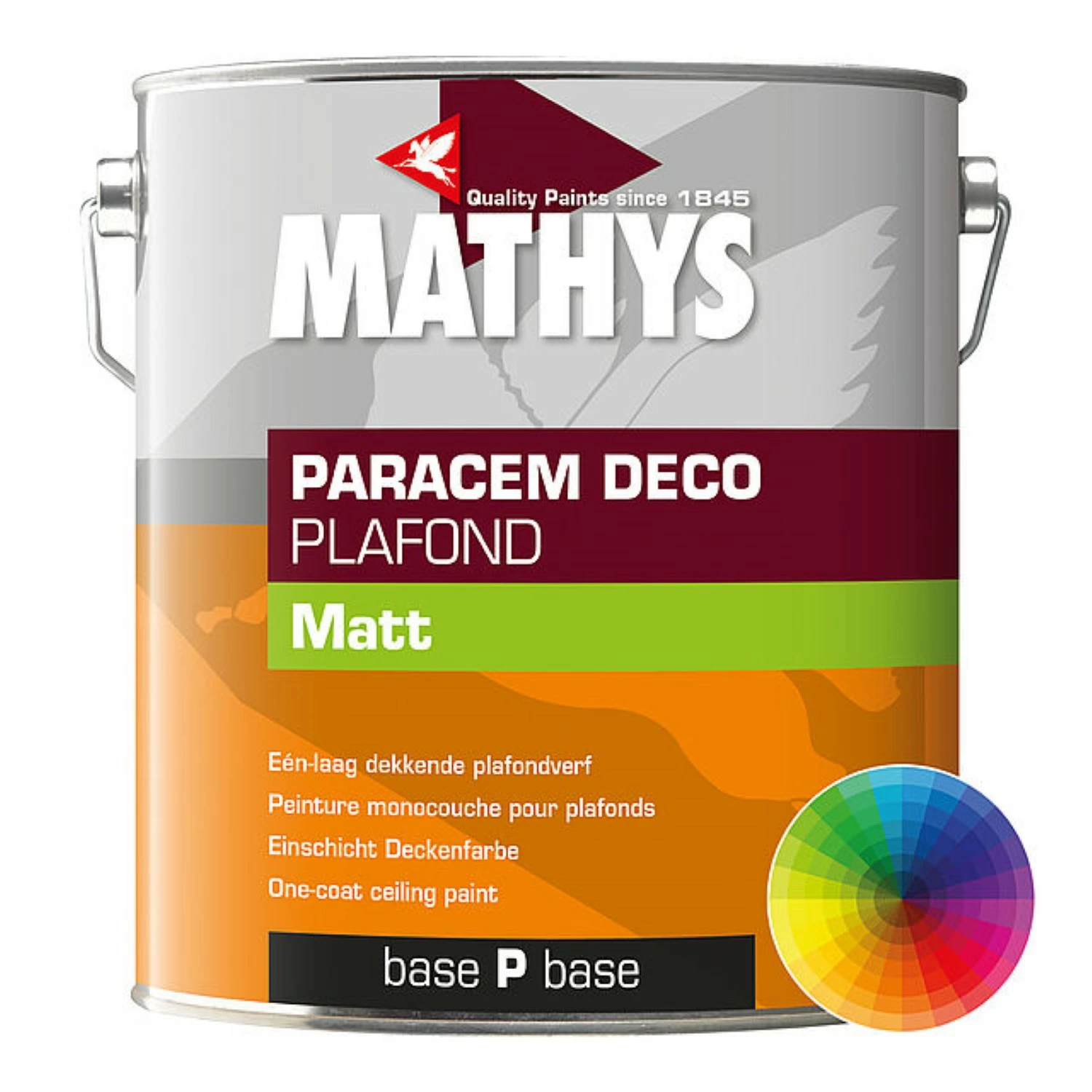 Mathys PARACEM DECO PLAFOND WHITE 4 L-image