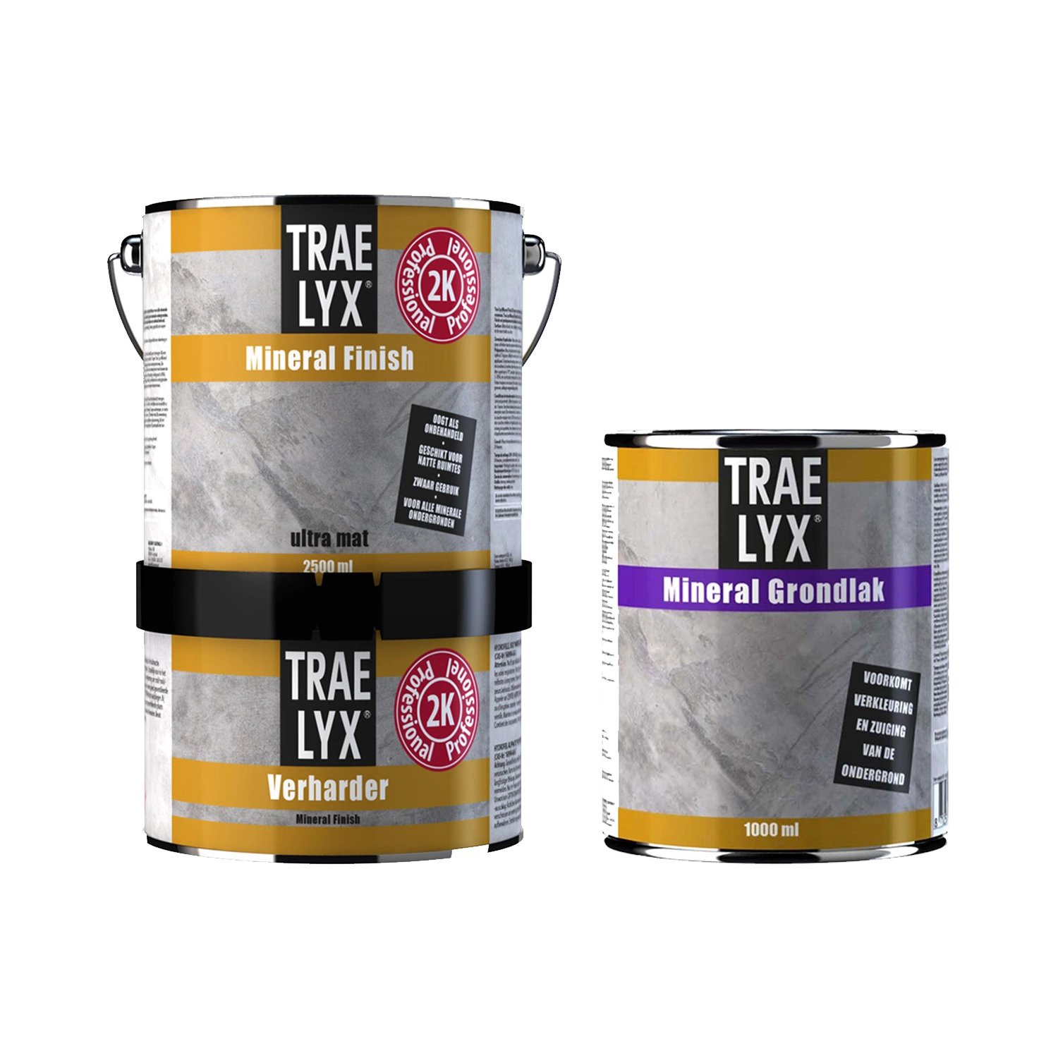 Trae Lyx Mineral Finish 2,5L incl. Trae Lyx grondlak 1L-image