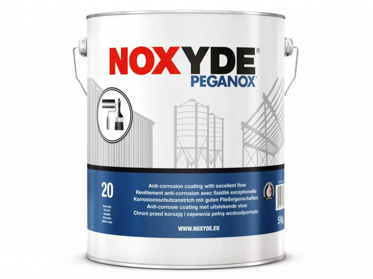 Rust-Oleum Peganox - RAL 9010 zuiverwit - 5kg-image