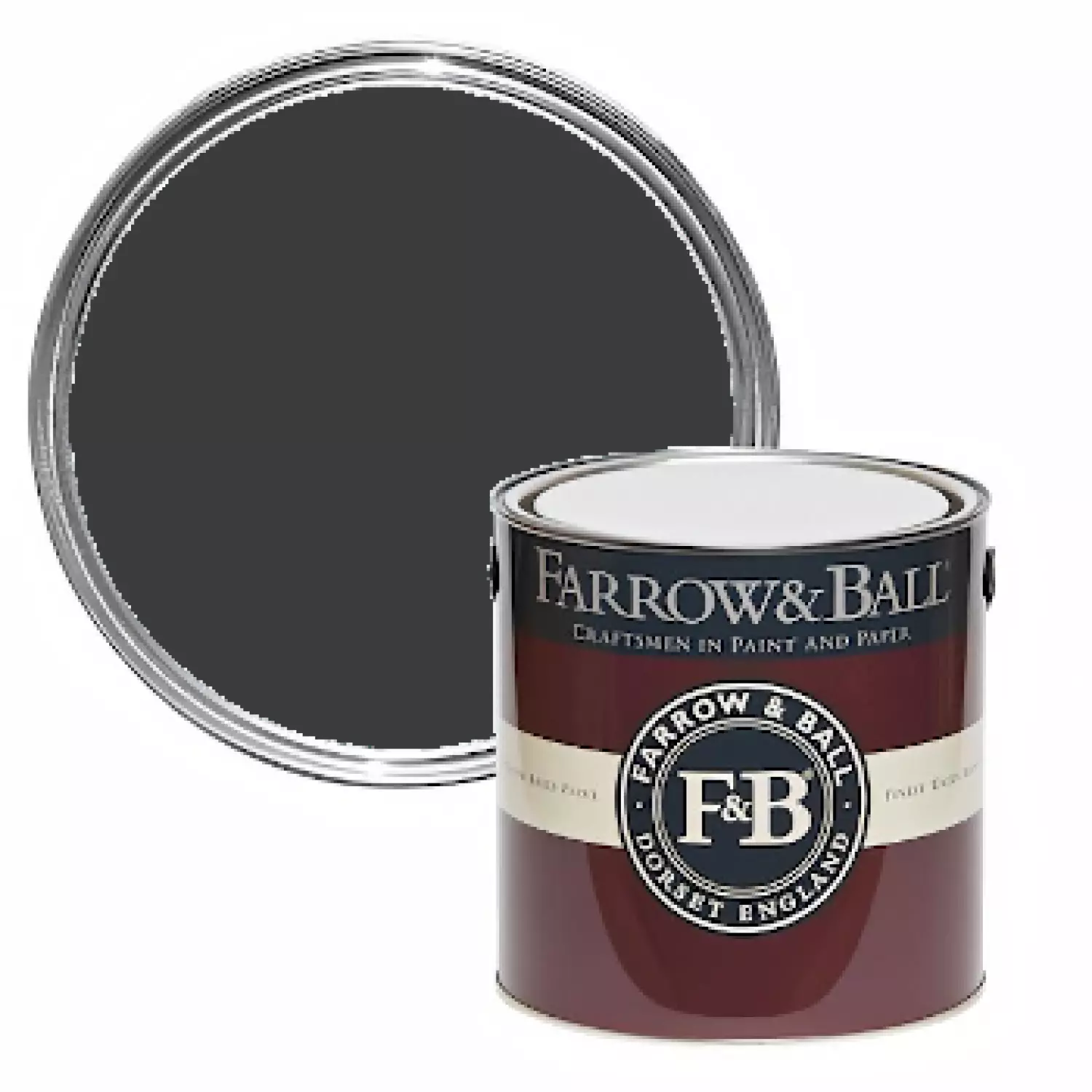 Farrow & Ball Casein distemper Smelt Black No. G18 - 2,5L-image