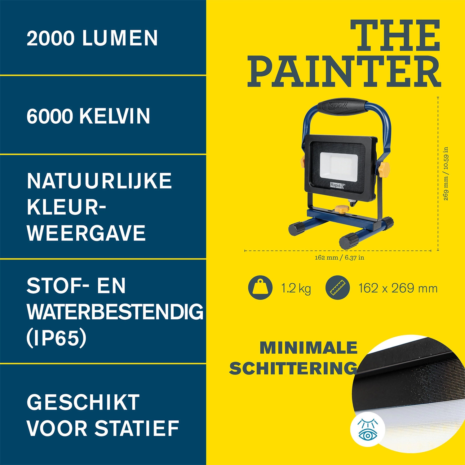 Rapid The Painter Bouwlamp - 2000Lm - IP54-image