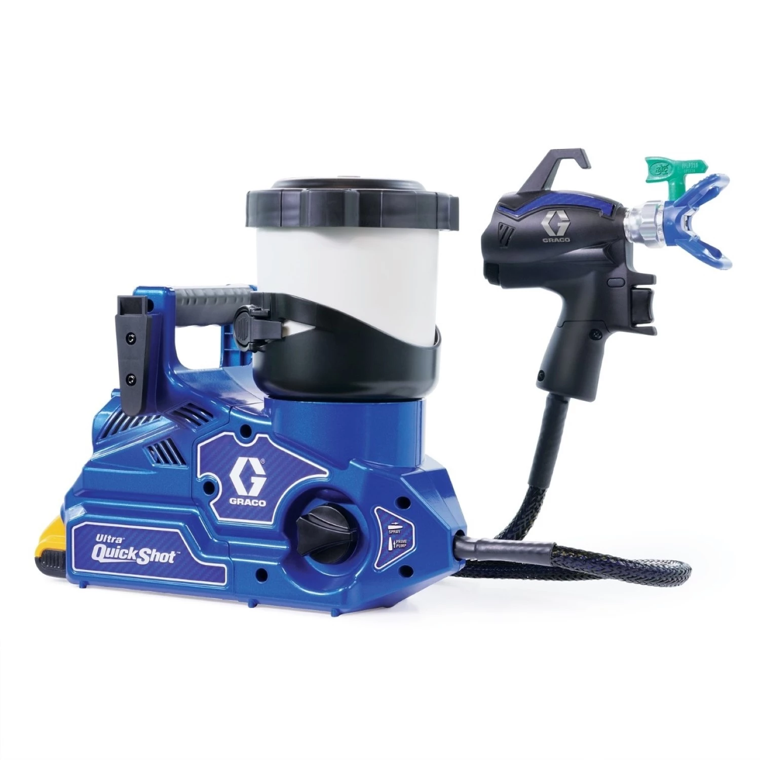 Graco 20B476 Airless Ultra Quickshot verfspuit incl. SPS Unitex 4040 Ral 9010 – 10L-image