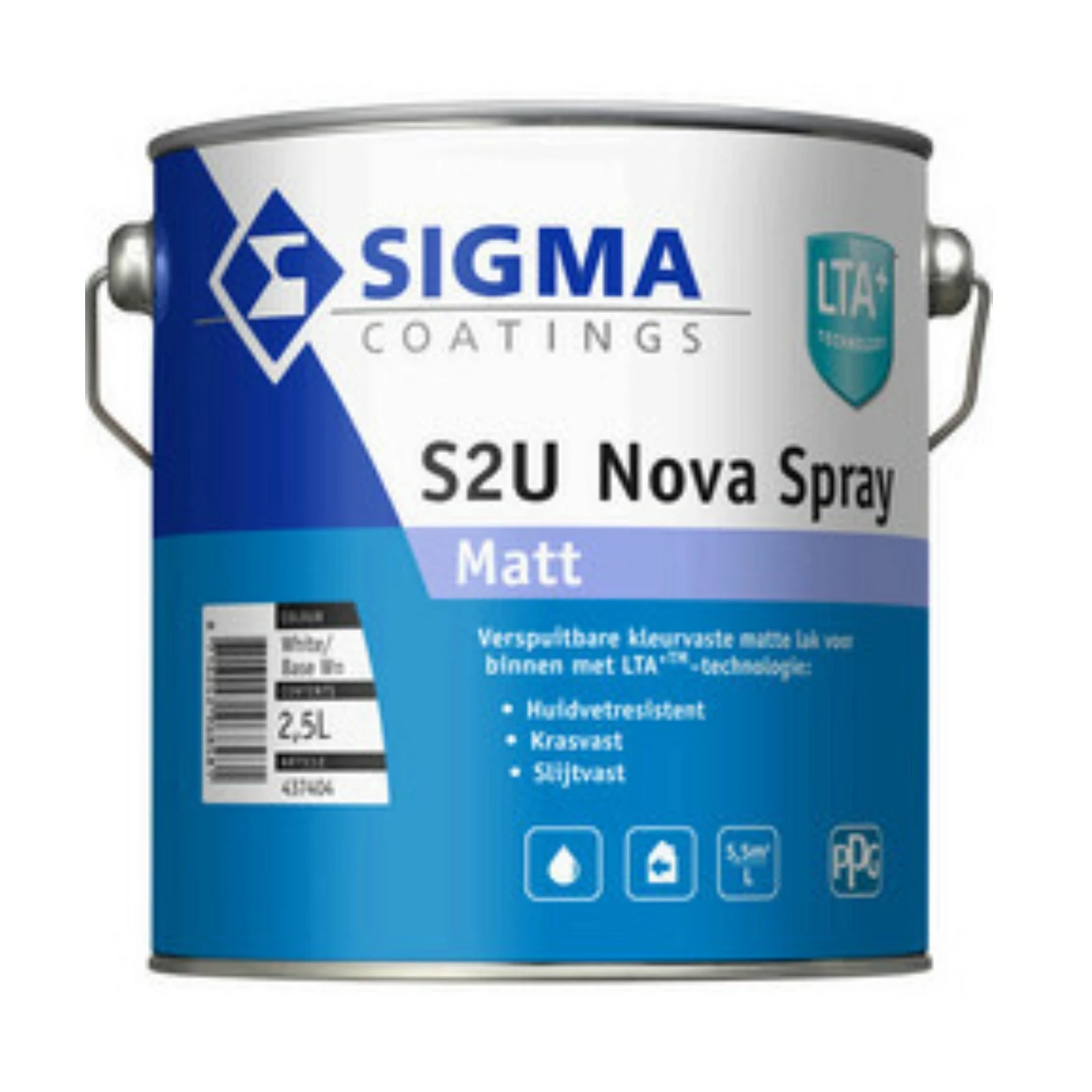 Sigma S2U nova spray matt - op kleur gemengd - 2,5L-image