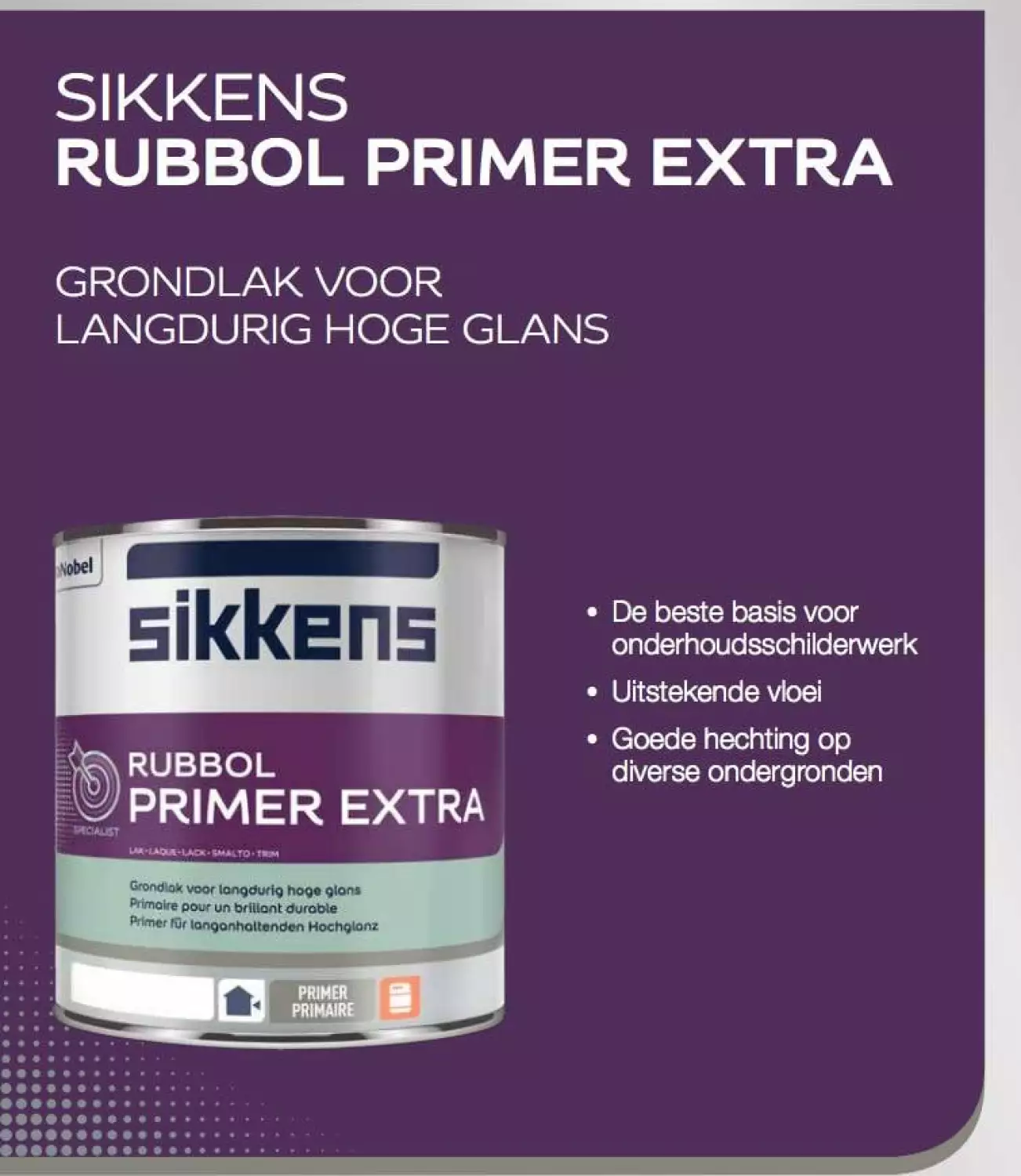 Sikkens Rubbol primer extra n00 2.5L-image
